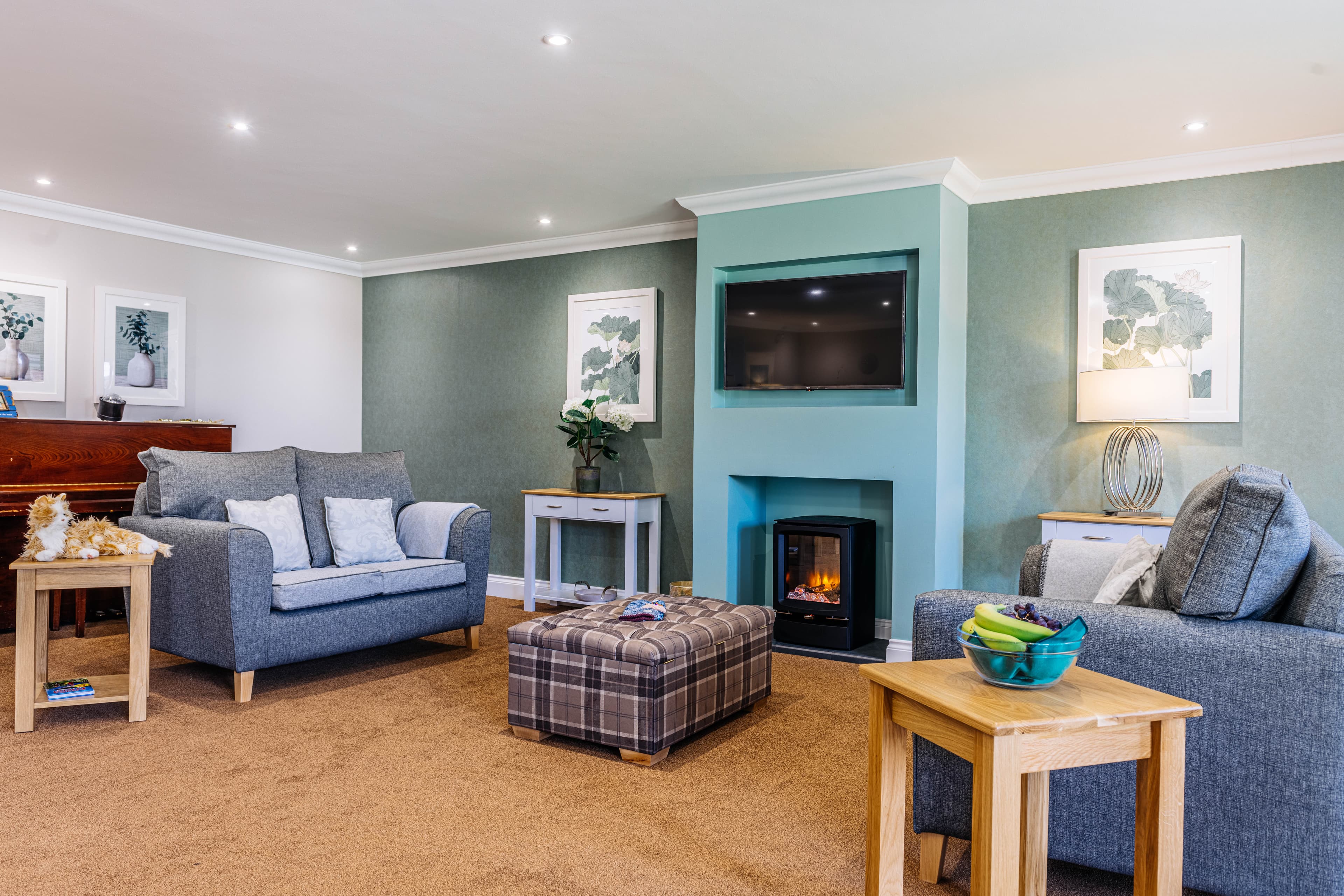 Communal Area at Oulton Park Care Home in Lowestoft, Suffolk