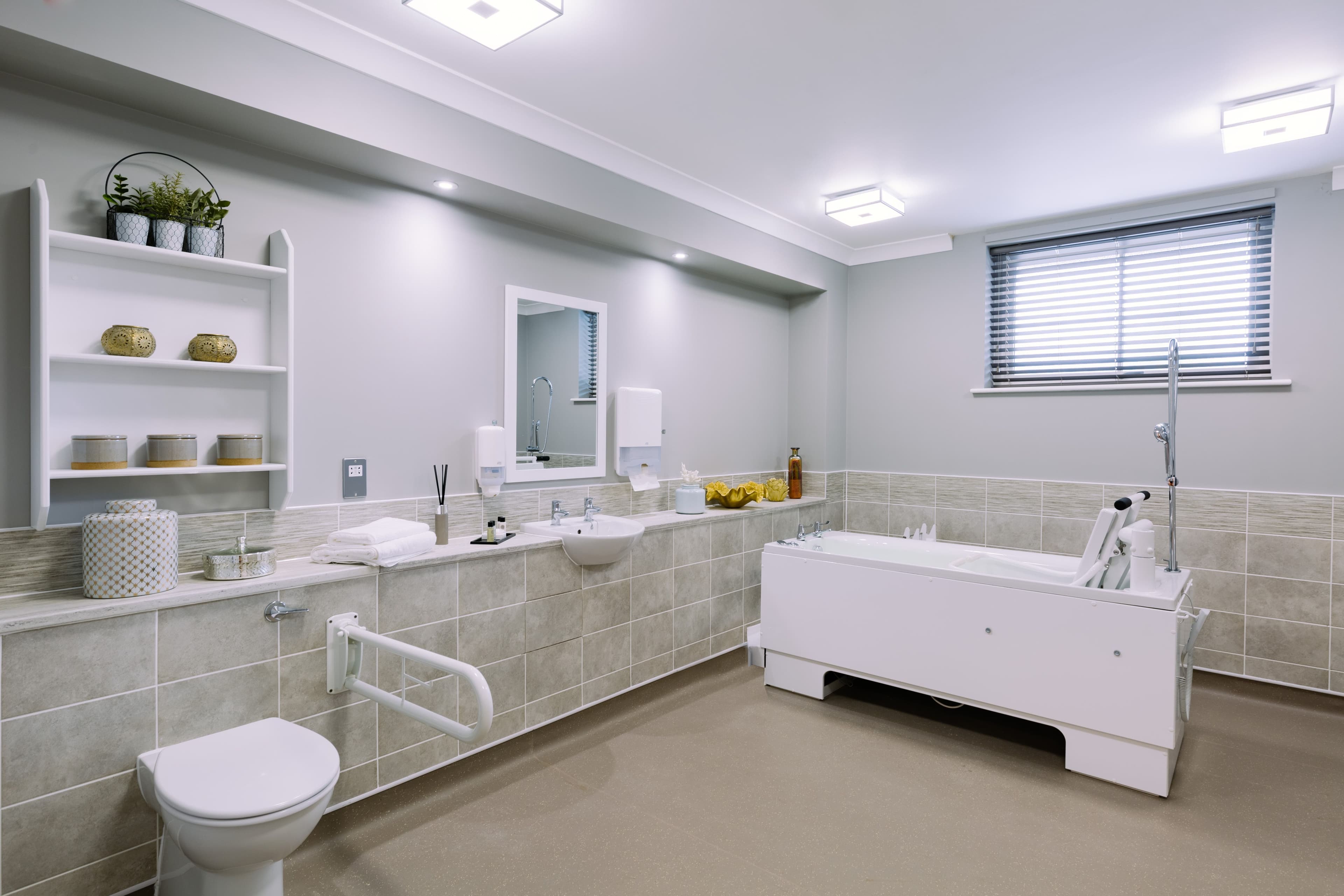 Bathroom at Ouse View Care Home in York, North Yorkshire