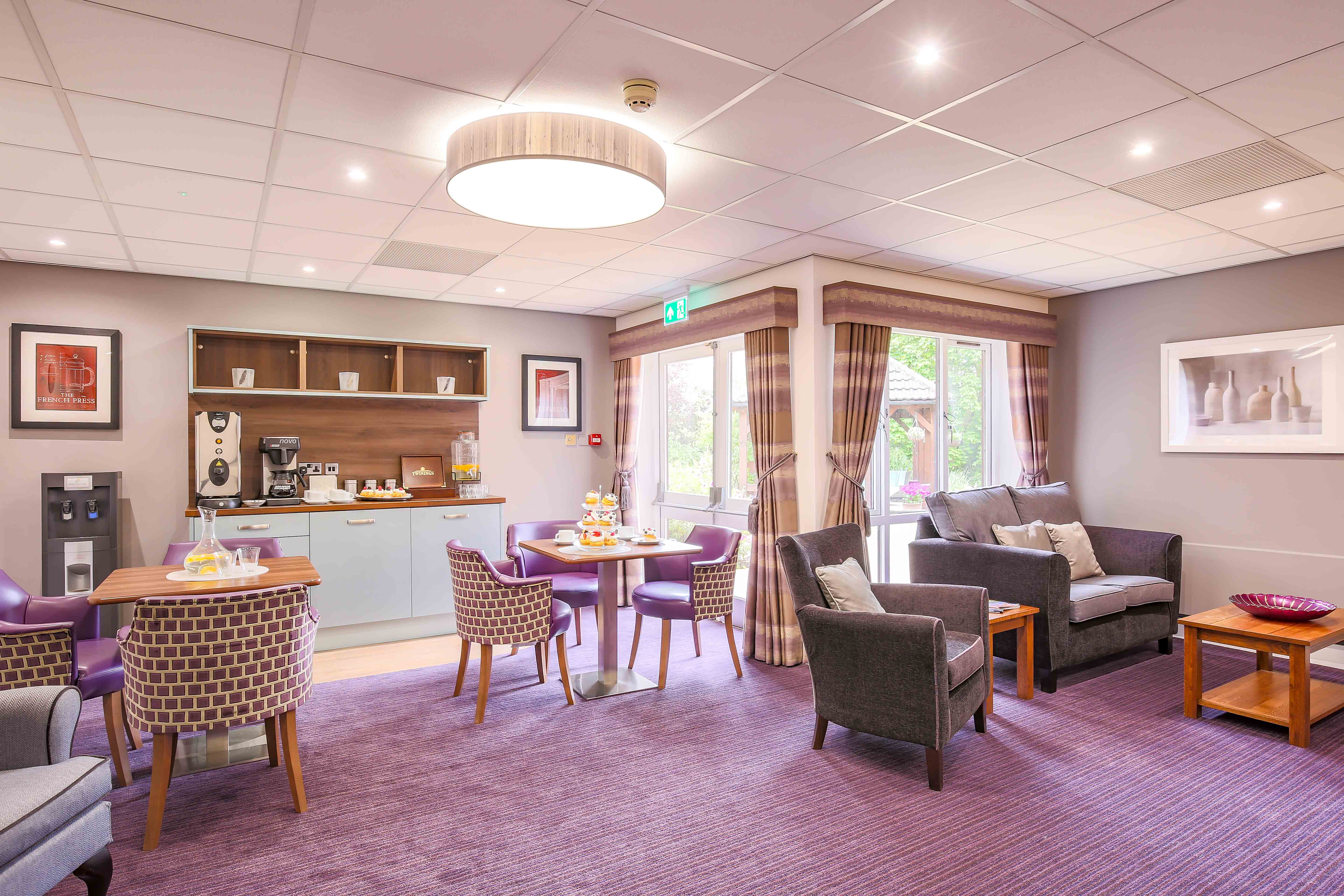 Cafe at Park View Care Home in Barking and Dagenham, Greater London