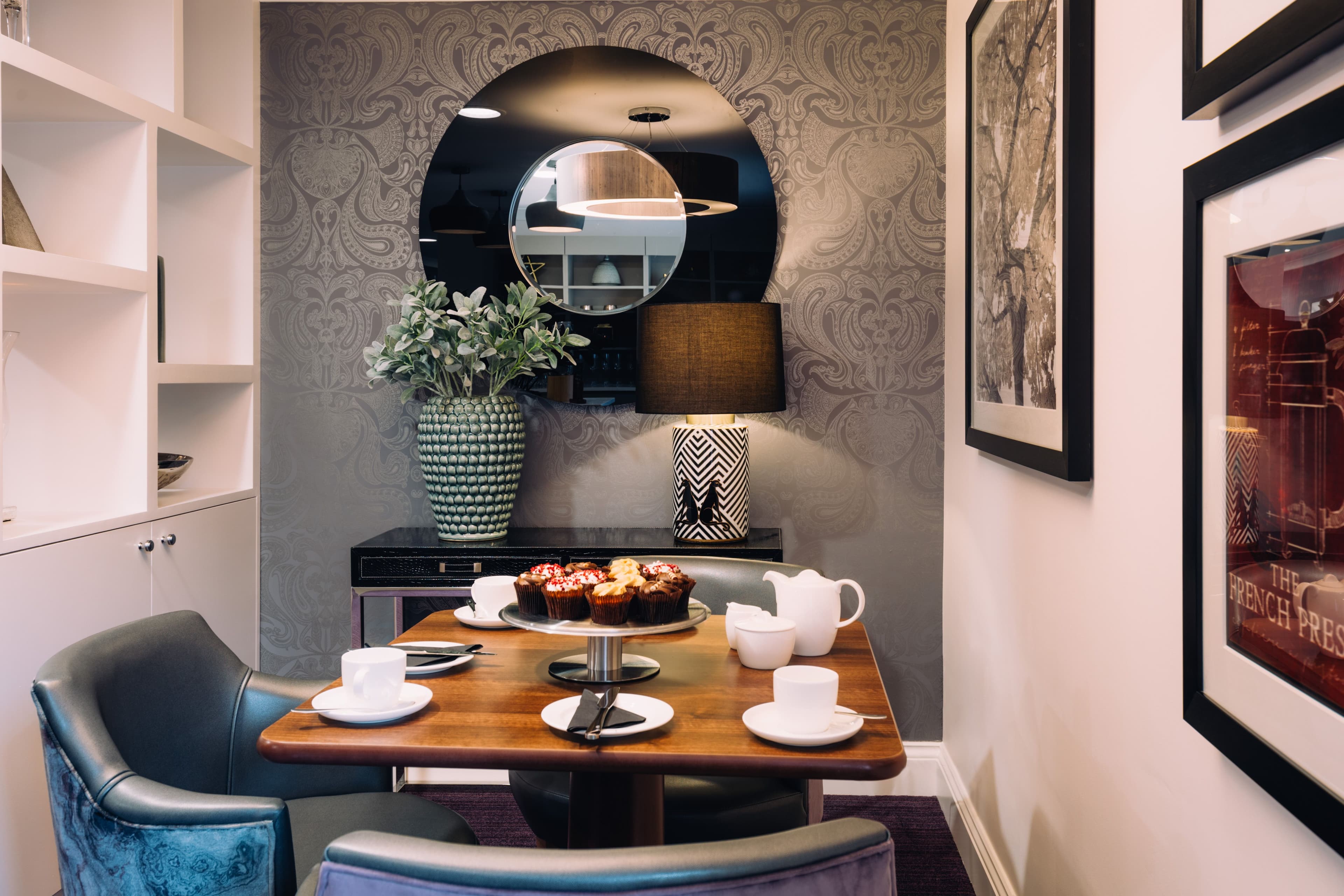 Cafe at Peony Court Care Home in Croydon, Greater London