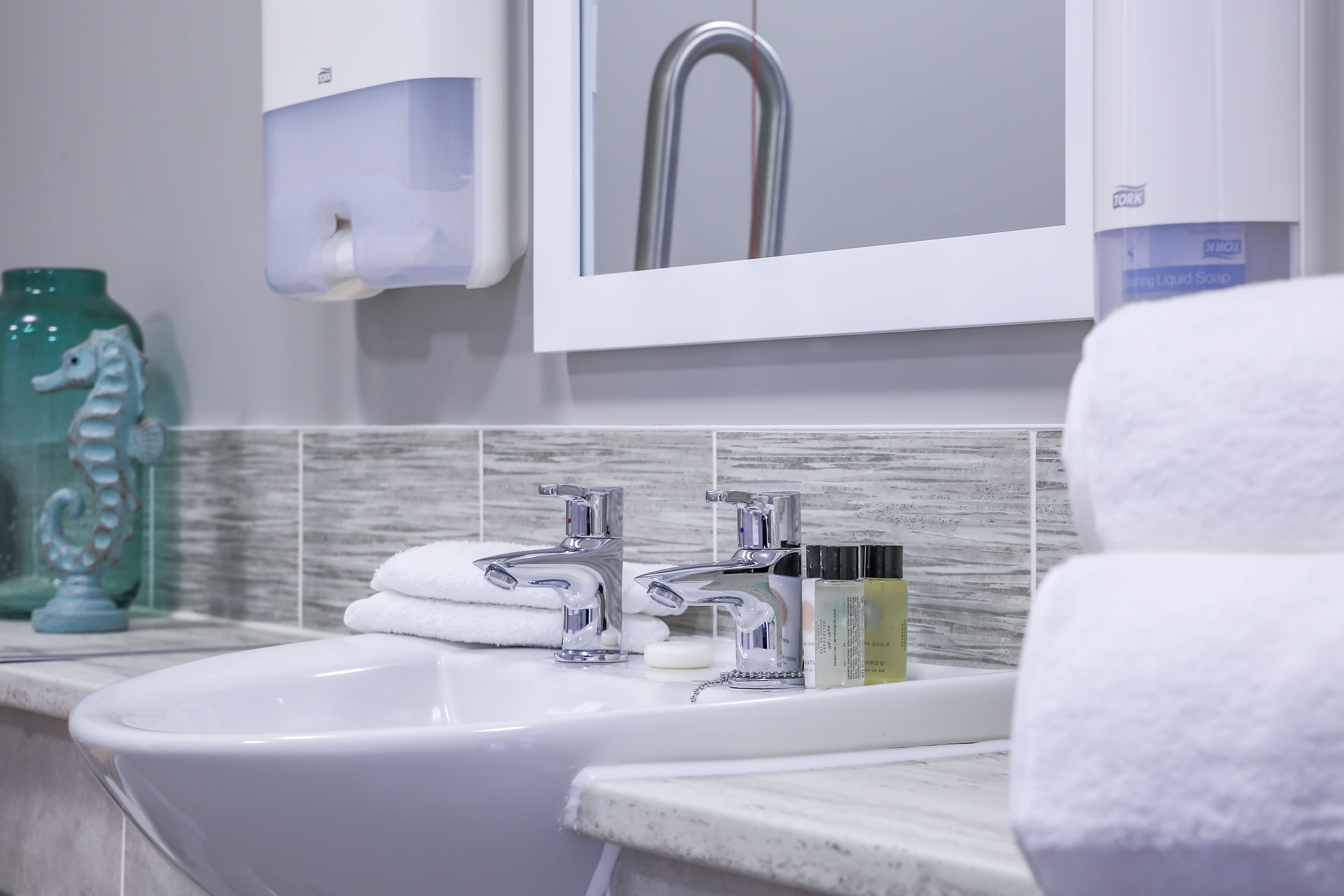 Spa Bathroom at Queens Manor Care Home in Edinburgh, Scotland