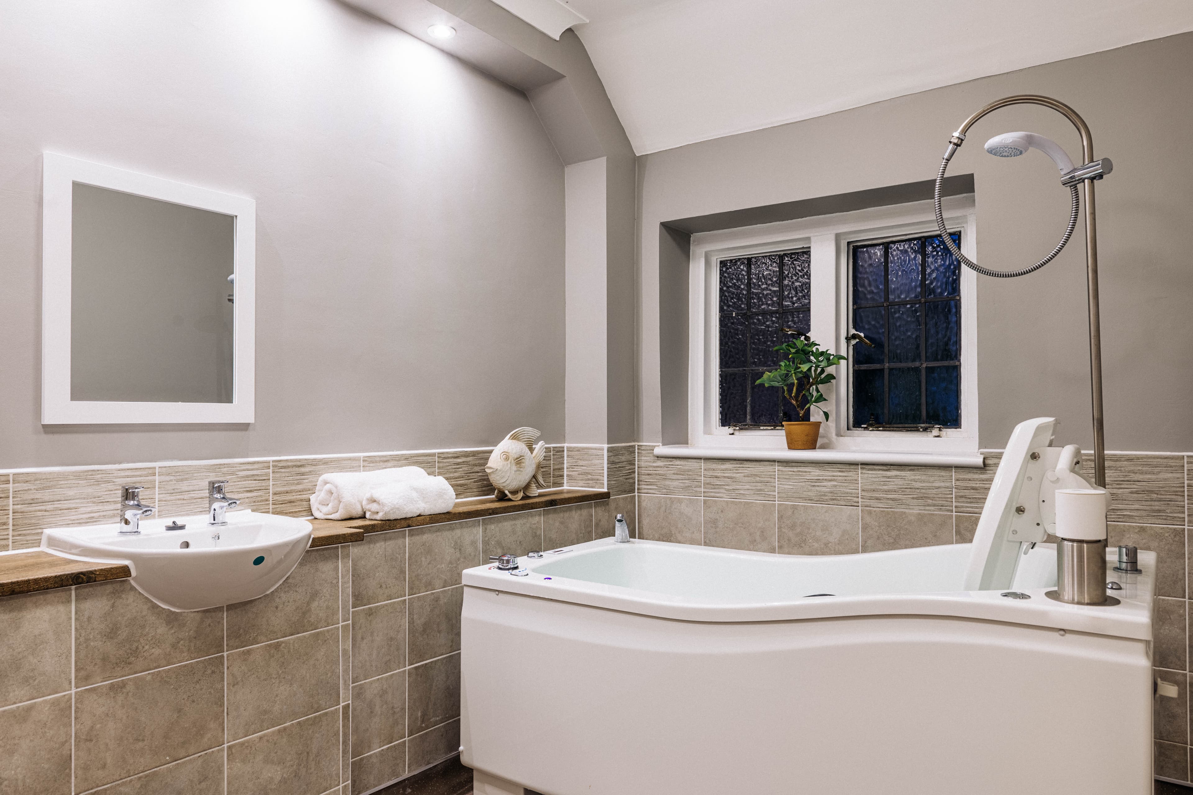 Spa Bathroom at Reigate Beaumont Care Home in Reigate, Surrey