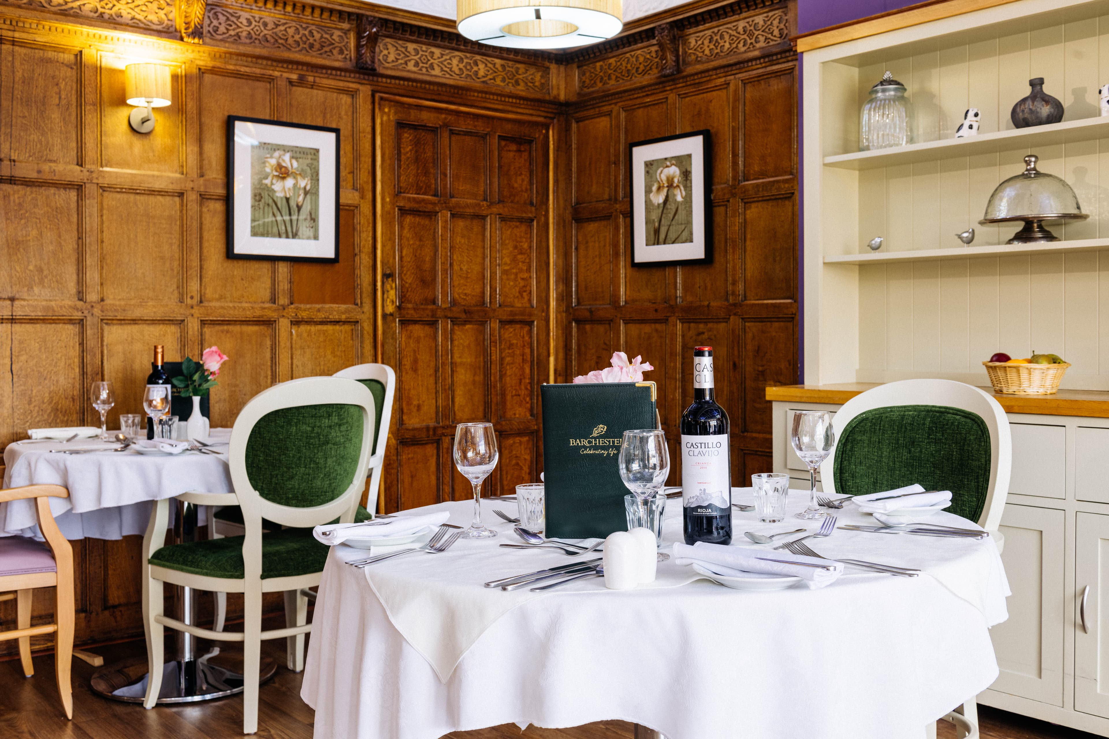 Dining Room at Reigate Beaumont Care Home in Reigate, Surrey