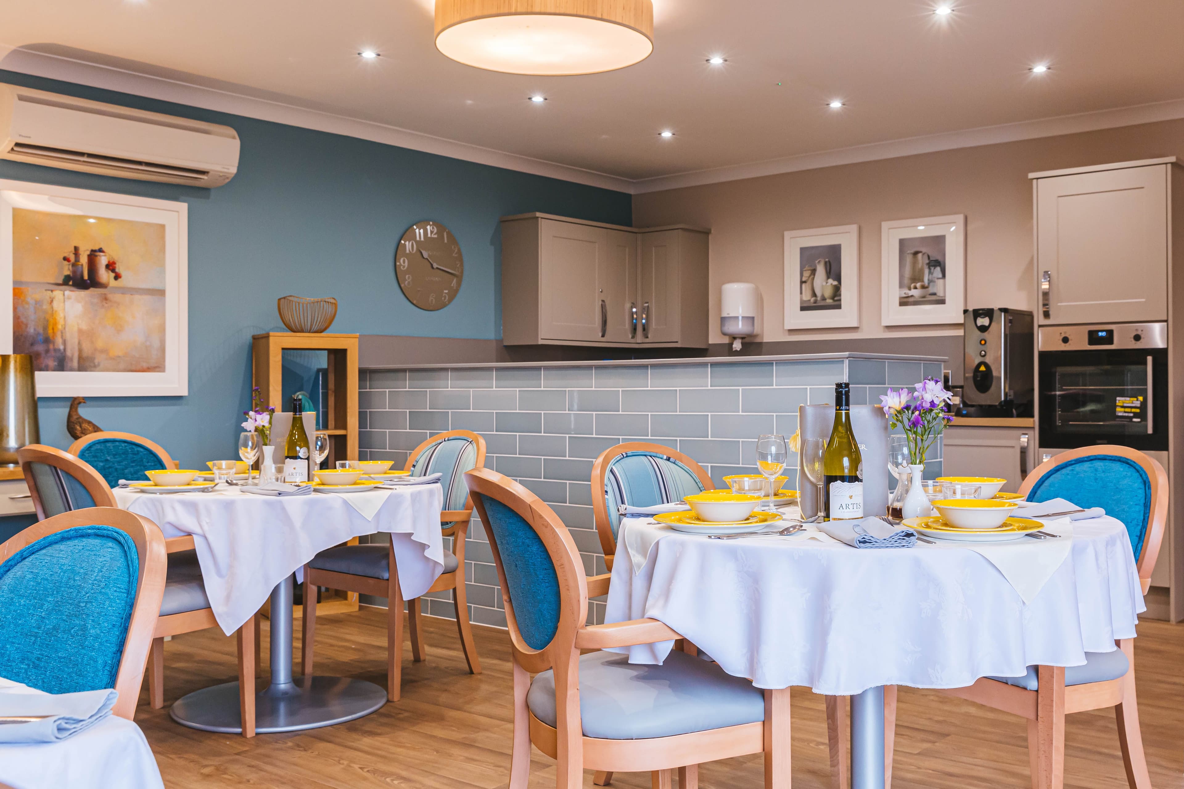 Dining Room at Rose Lodge Care Home in Wisbech, Cambridgeshire