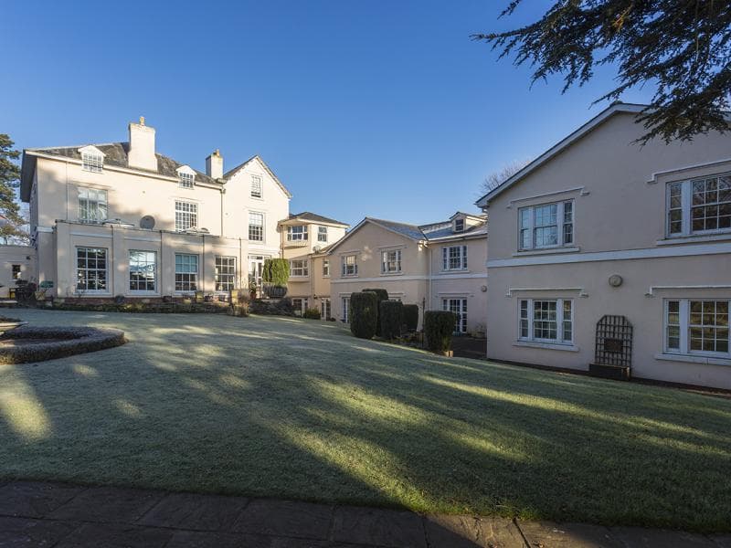 Garden at Ross Court Care Home in Ross-on-Wye, Hertfordshire