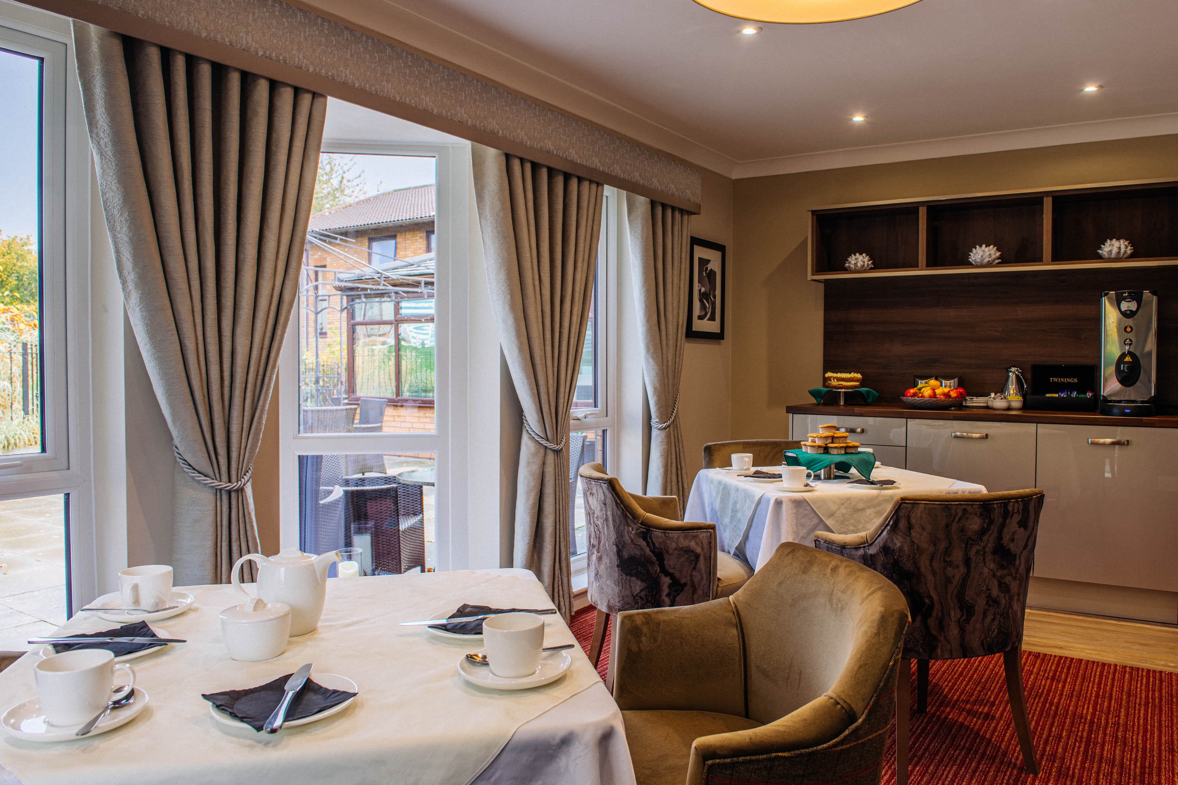 Dining Room at Sherwood Court Care Home in Fulwood, Preston