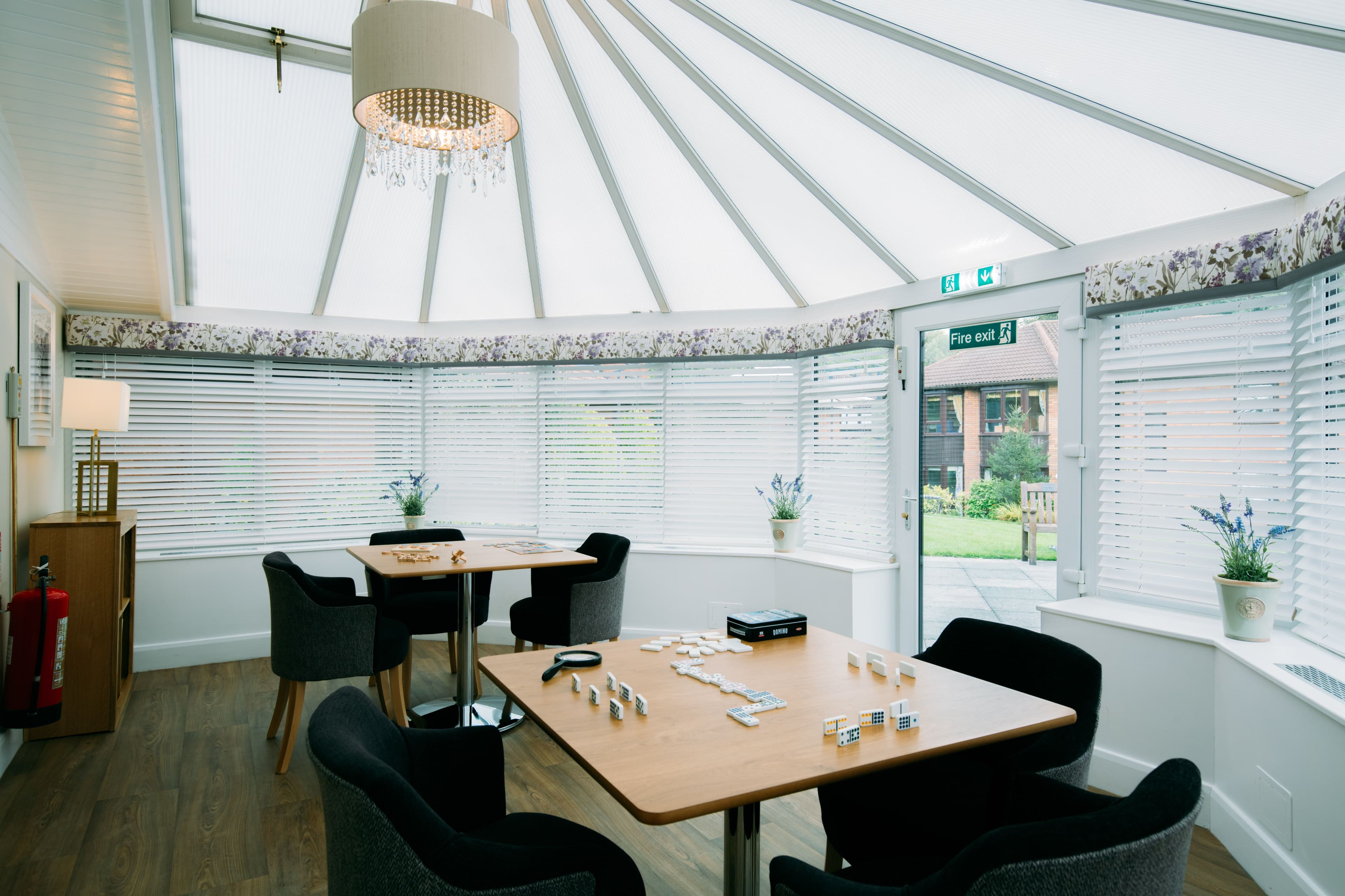 Conservatory at Sherwood Lodge Care Home in Fulwood, Preston