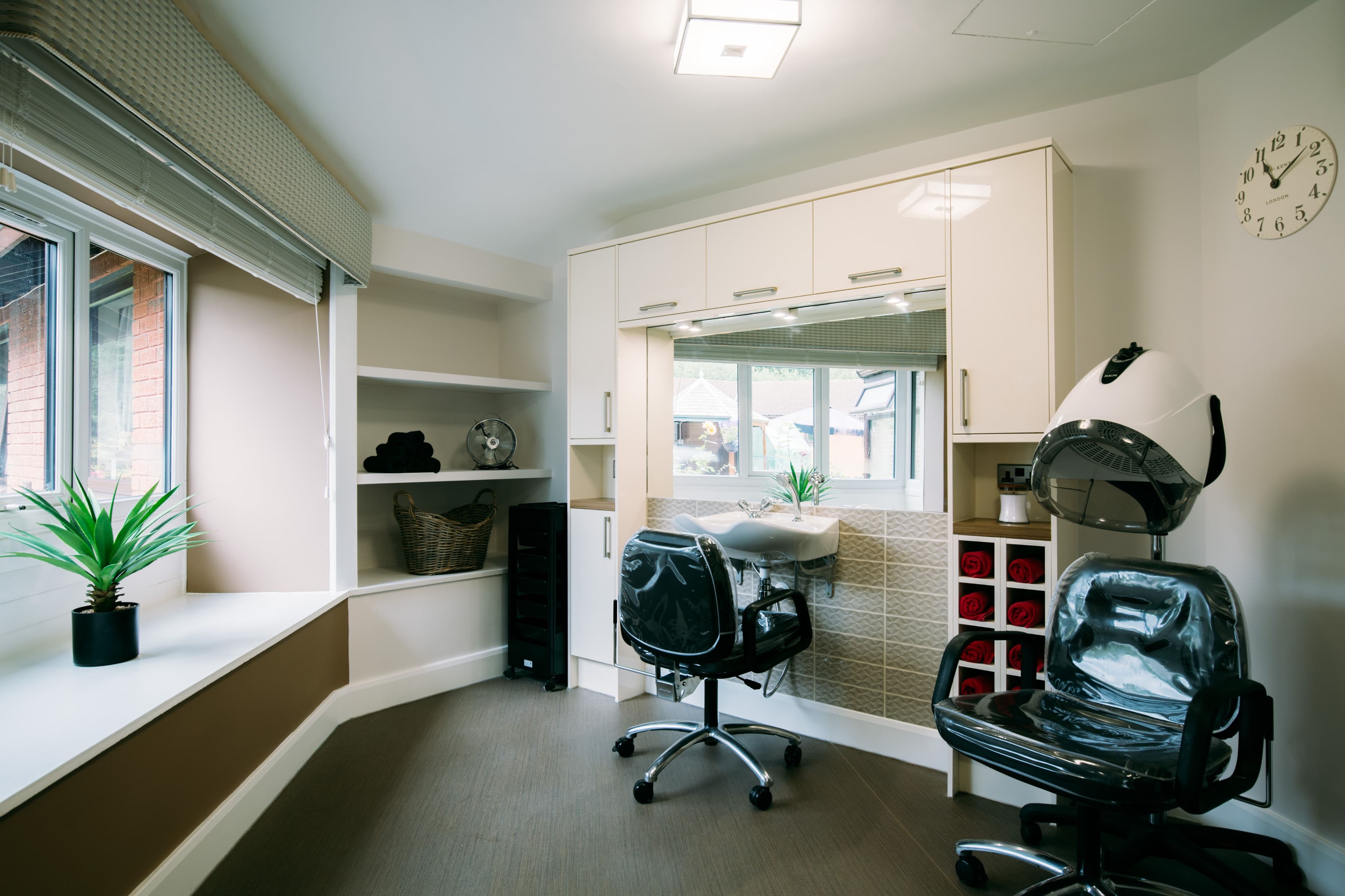 Salon at Sherwood Lodge Care Home in Fulwood, Preston