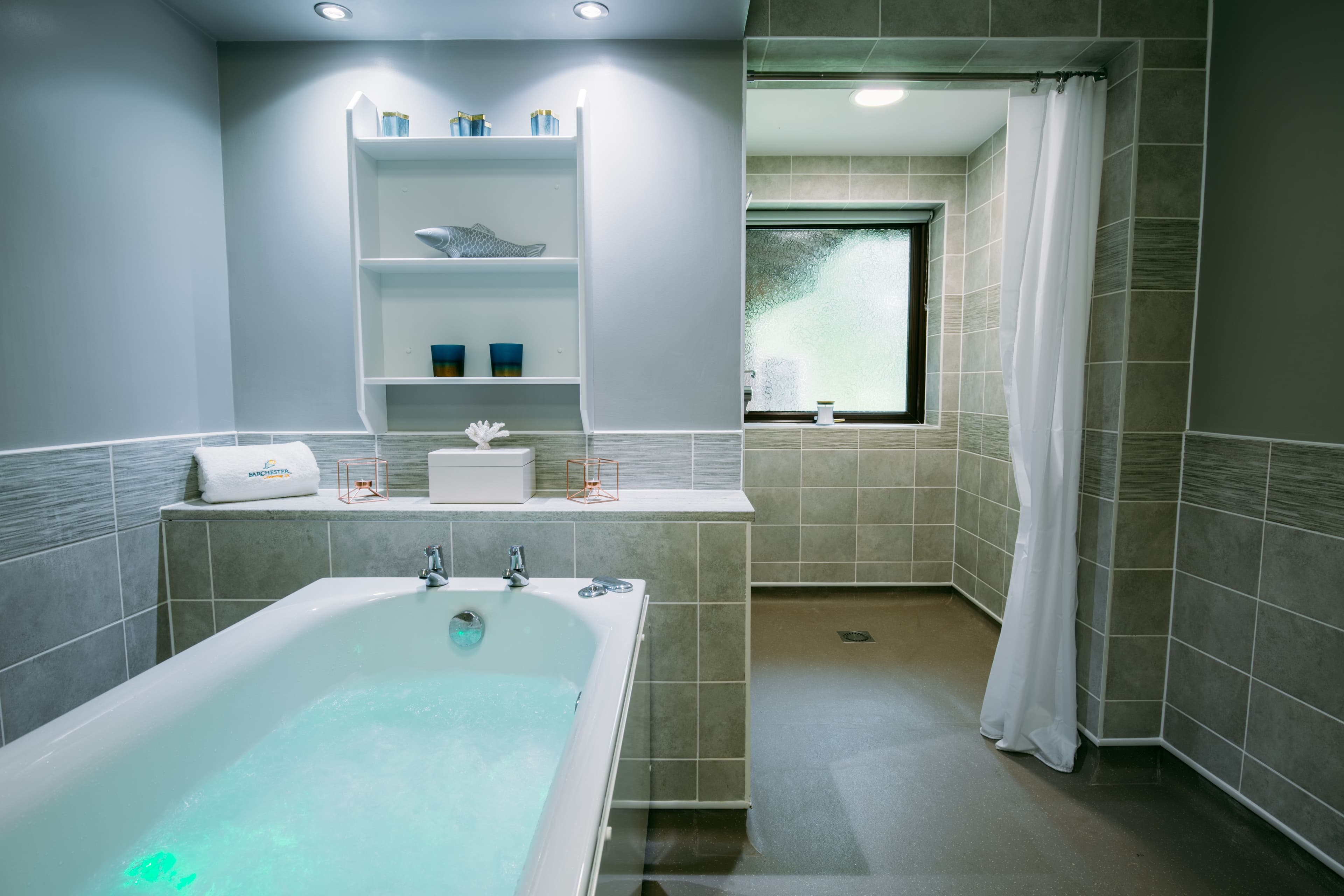 Spa Bathroom at Sherwood Lodge Care Home in Fulwood, Preston