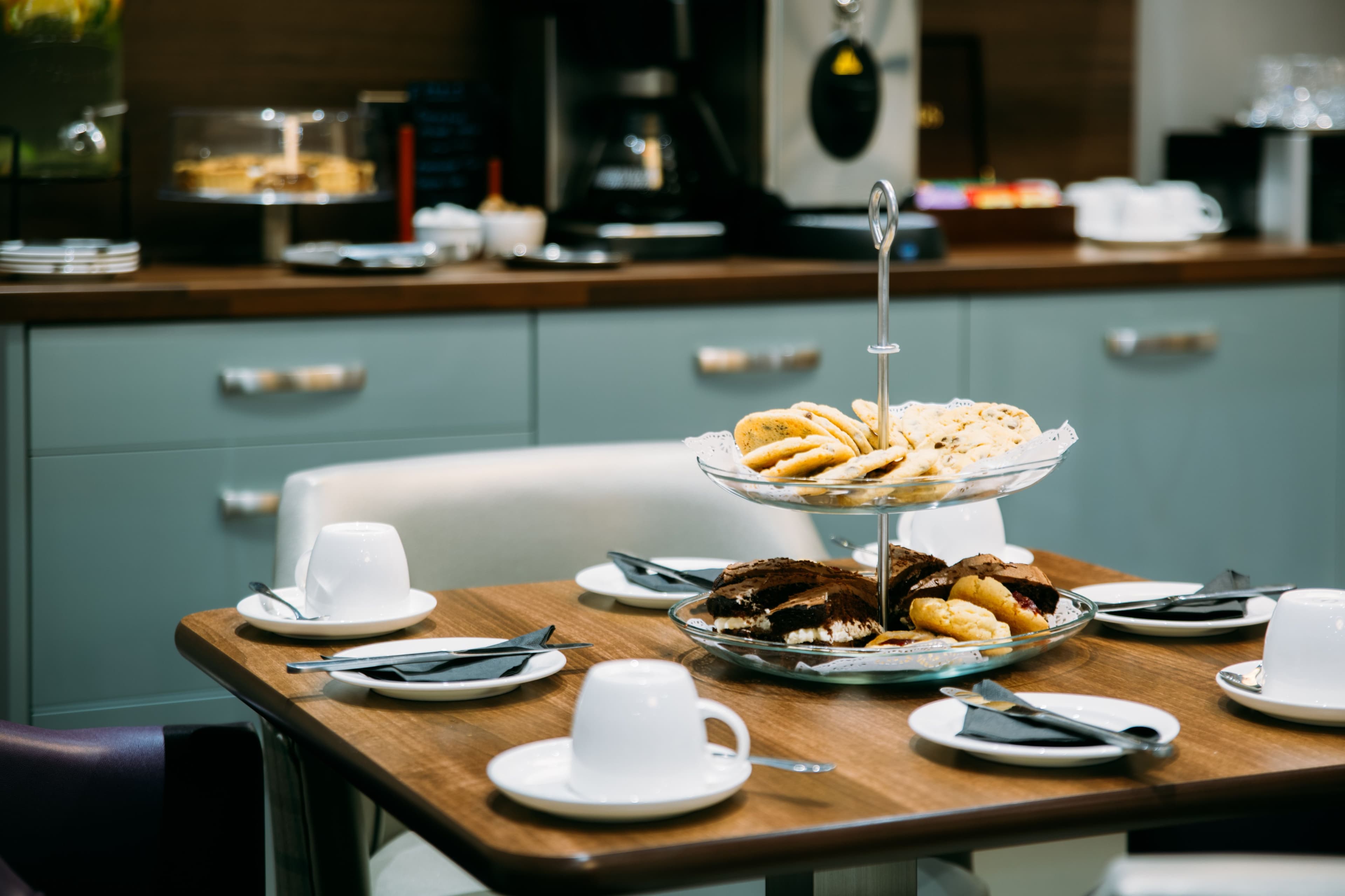 Cafe at Sherwood Lodge Care Home in Fulwood, Preston