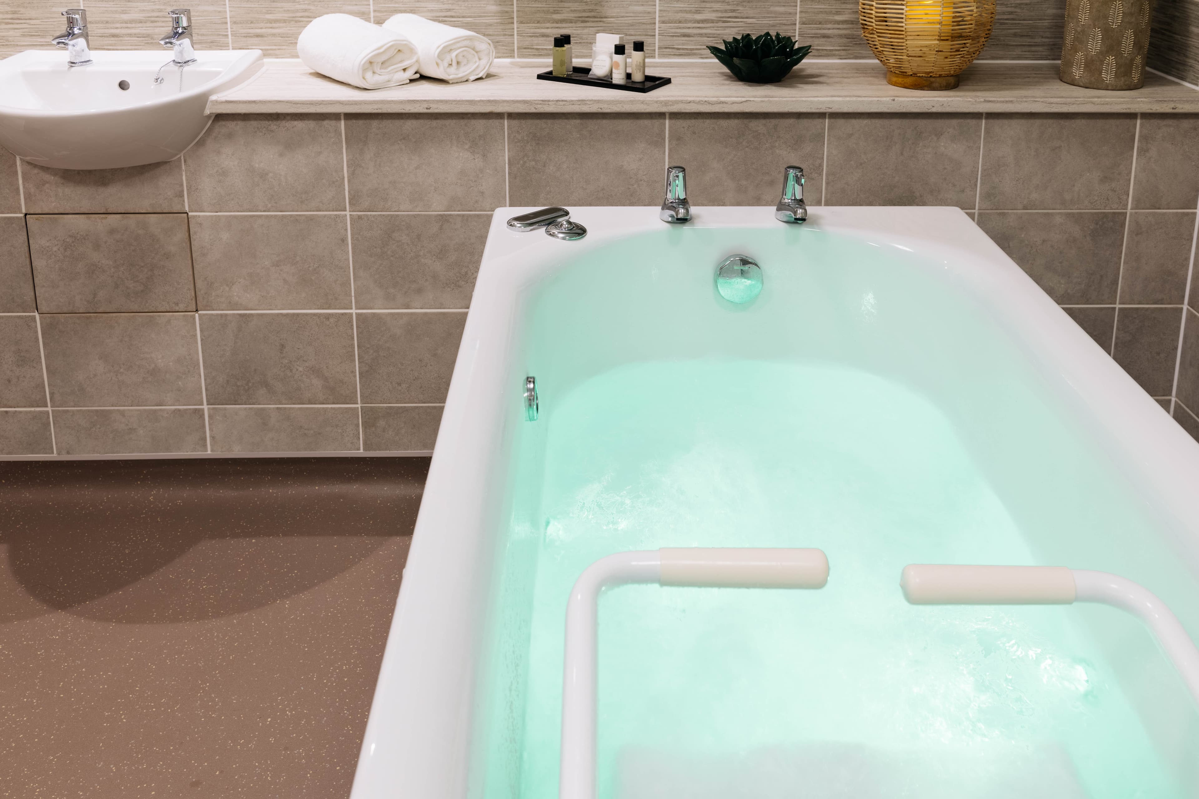 Spa Bathroom at Snowdrop Place Care Home in Southampton, Hampshire