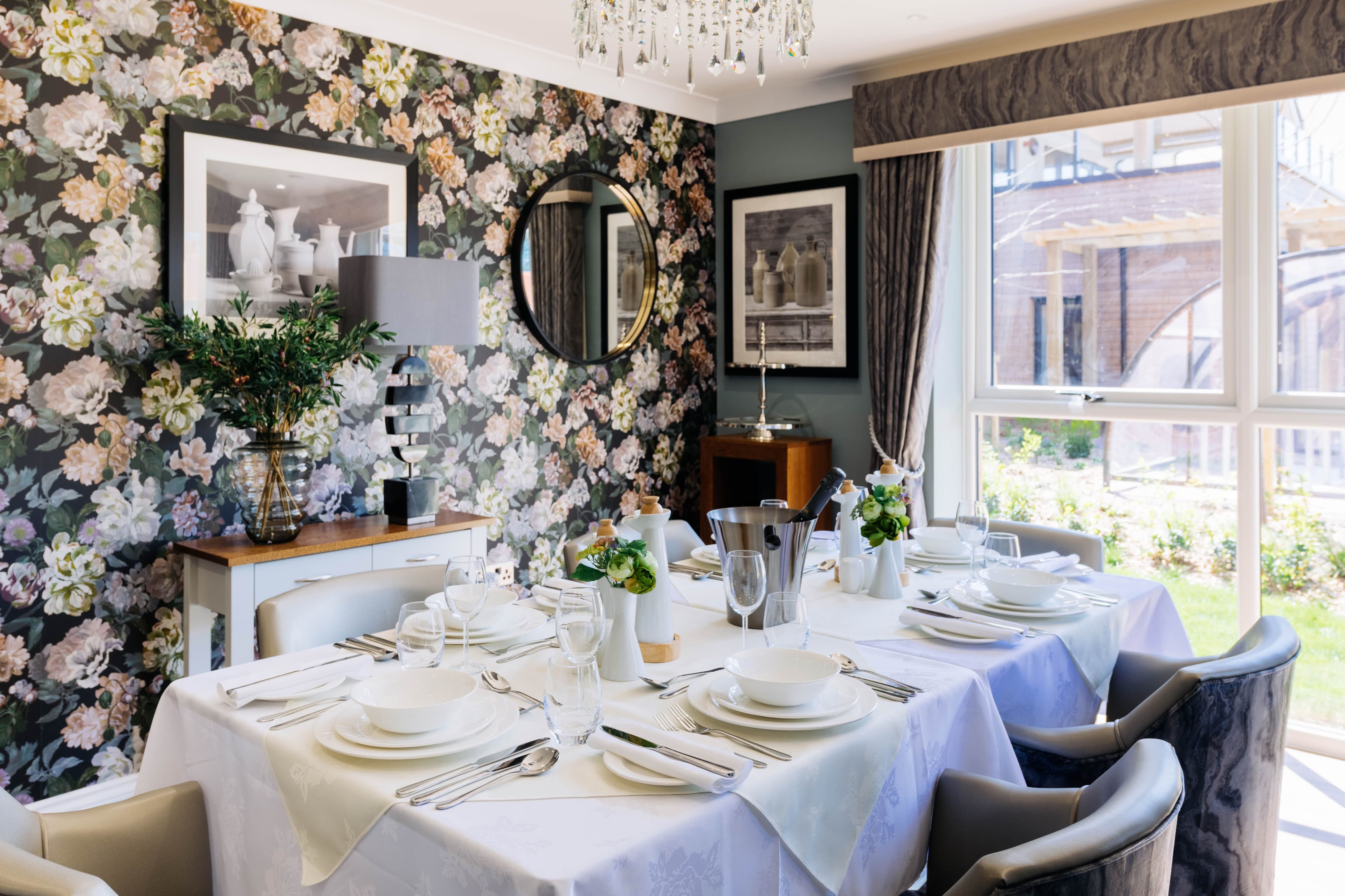 Dining Room at Snowdrop Place Care Home in Southampton, Hampshire