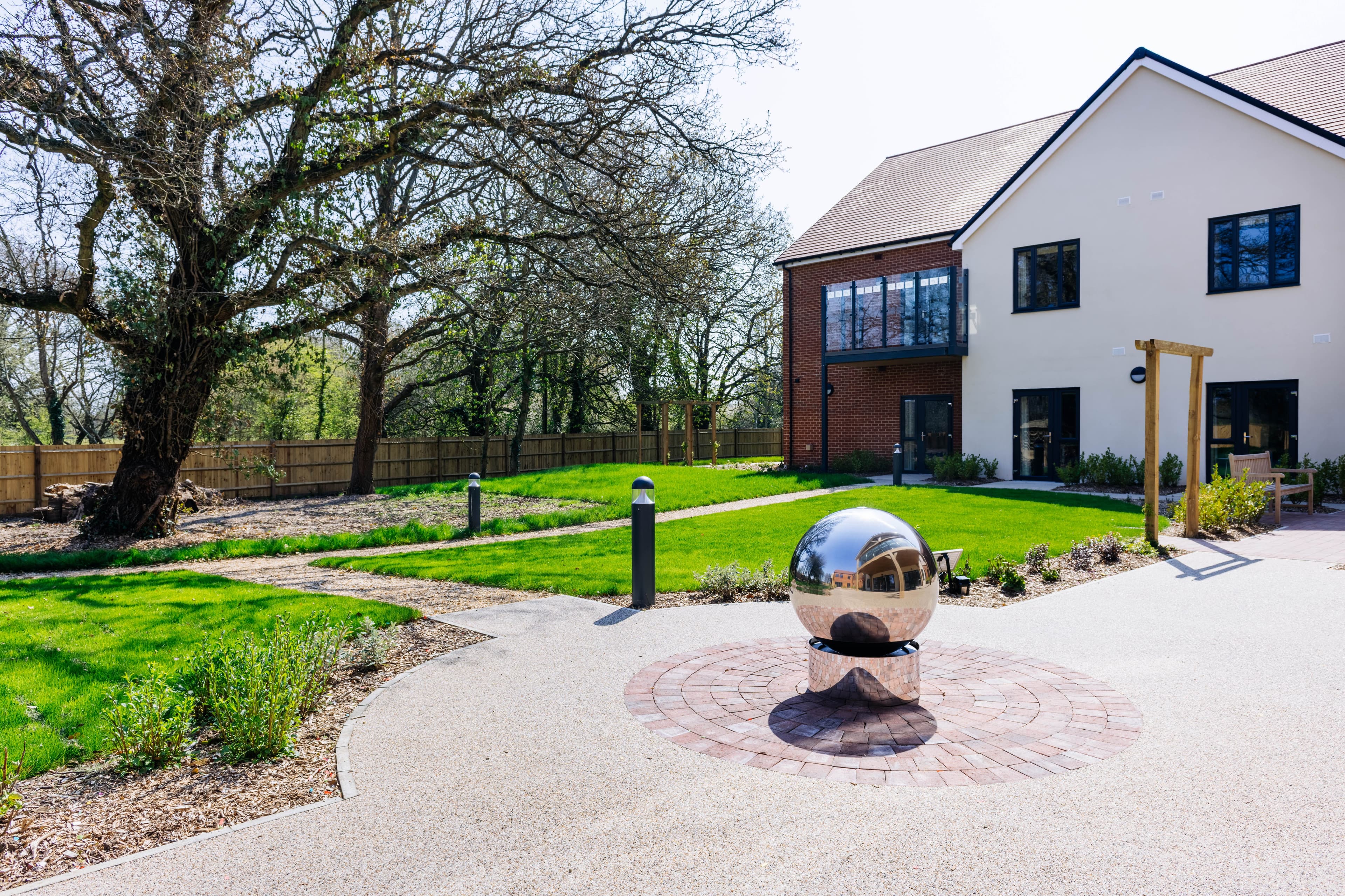 Garden at Snowdrop Place Care Home in Southampton, Hampshire