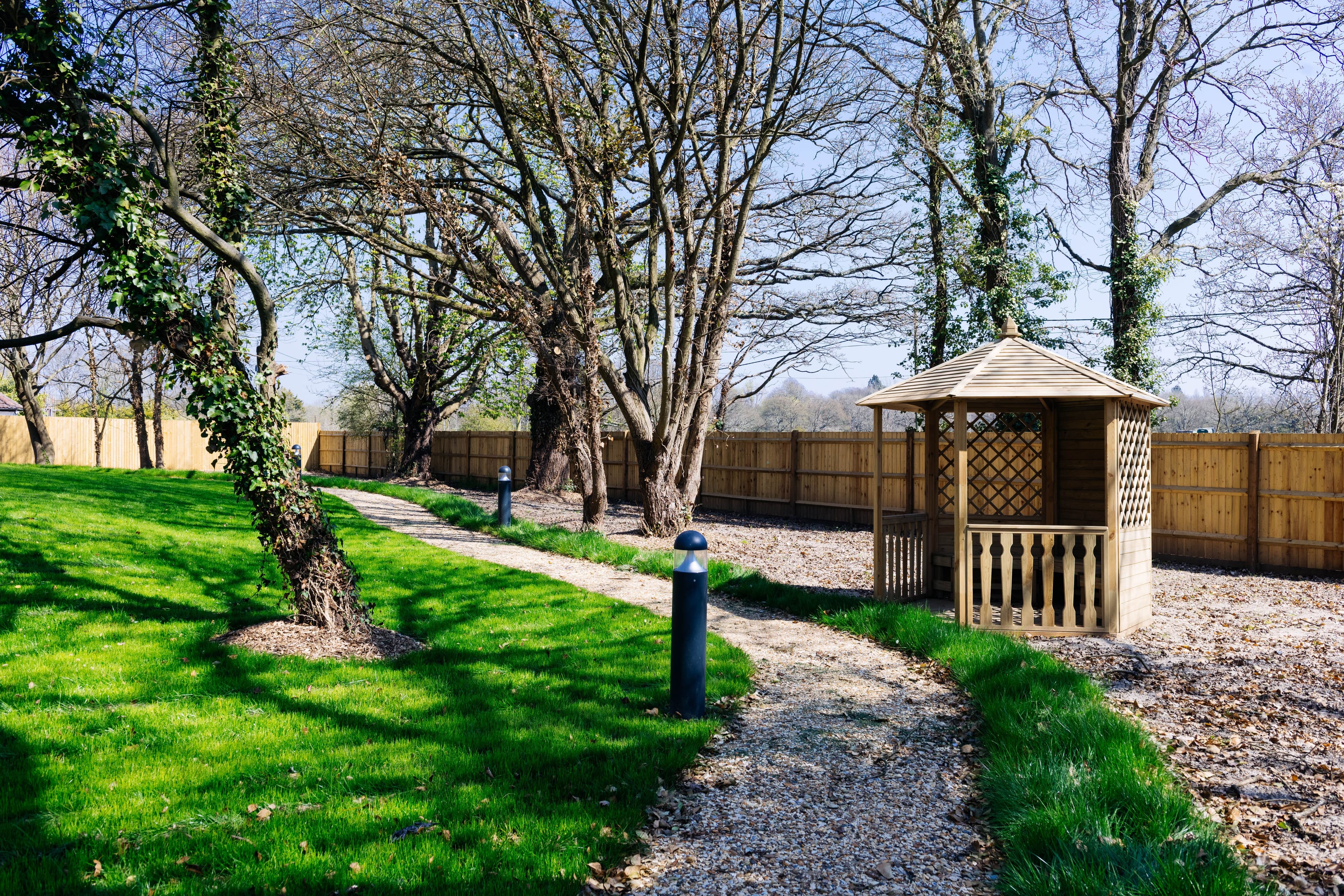 Garden at Snowdrop Place Care Home in Southampton, Hampshire