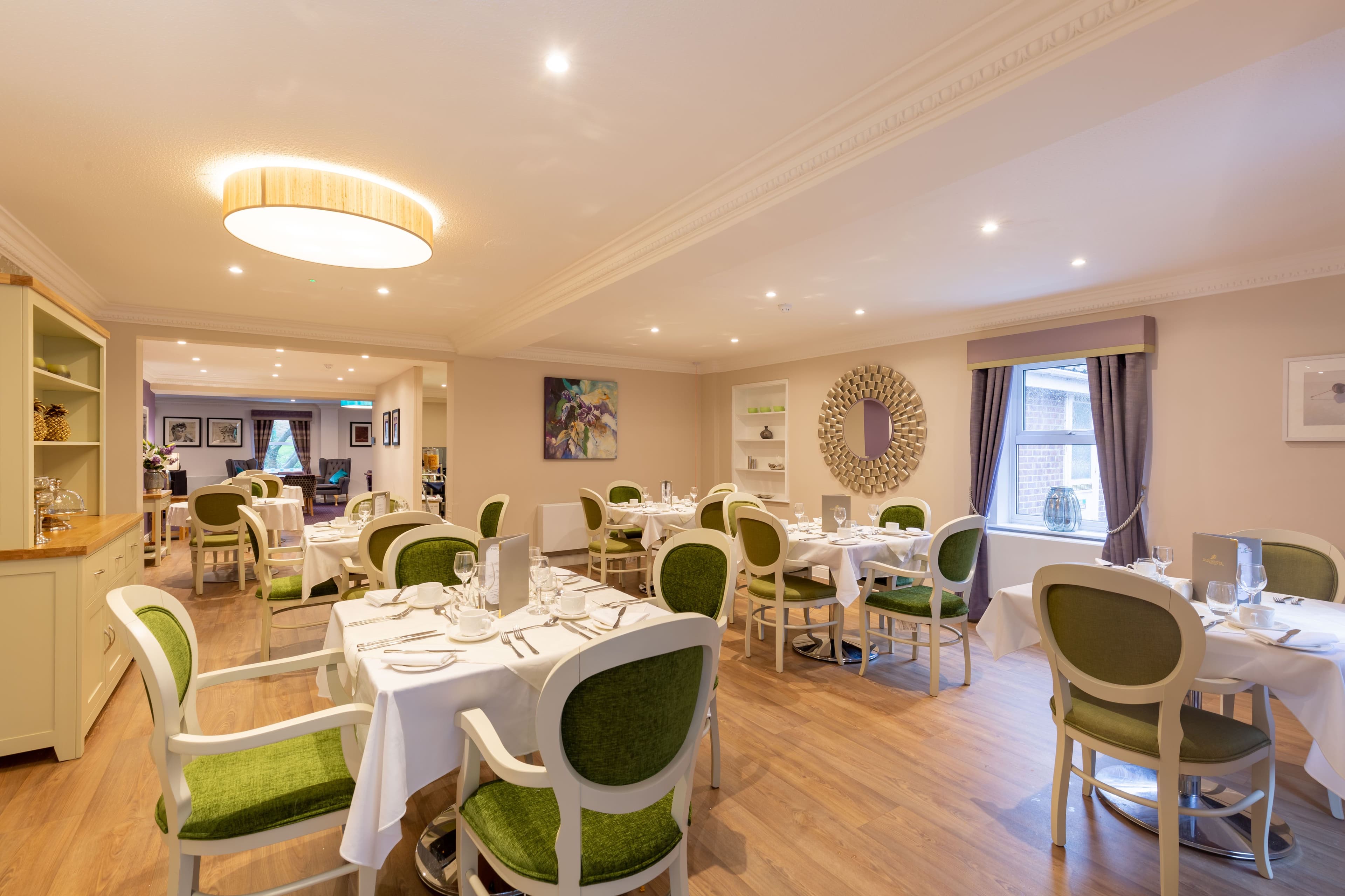 Dining Room at South Chowdene Care Home in Gateshead, Tyne and Wear