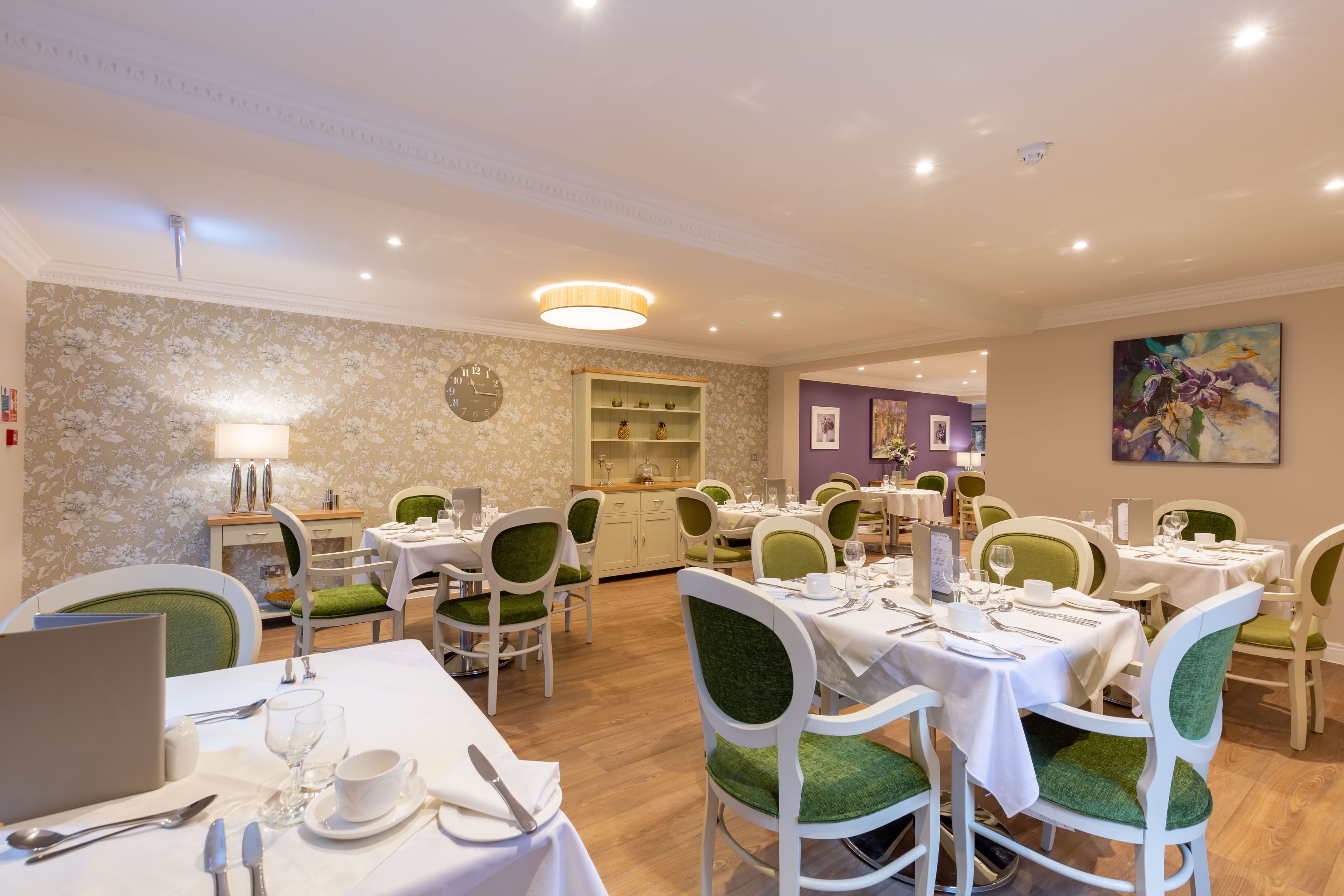 Dining Room at South Chowdene Care Home in Gateshead, Tyne and Wear