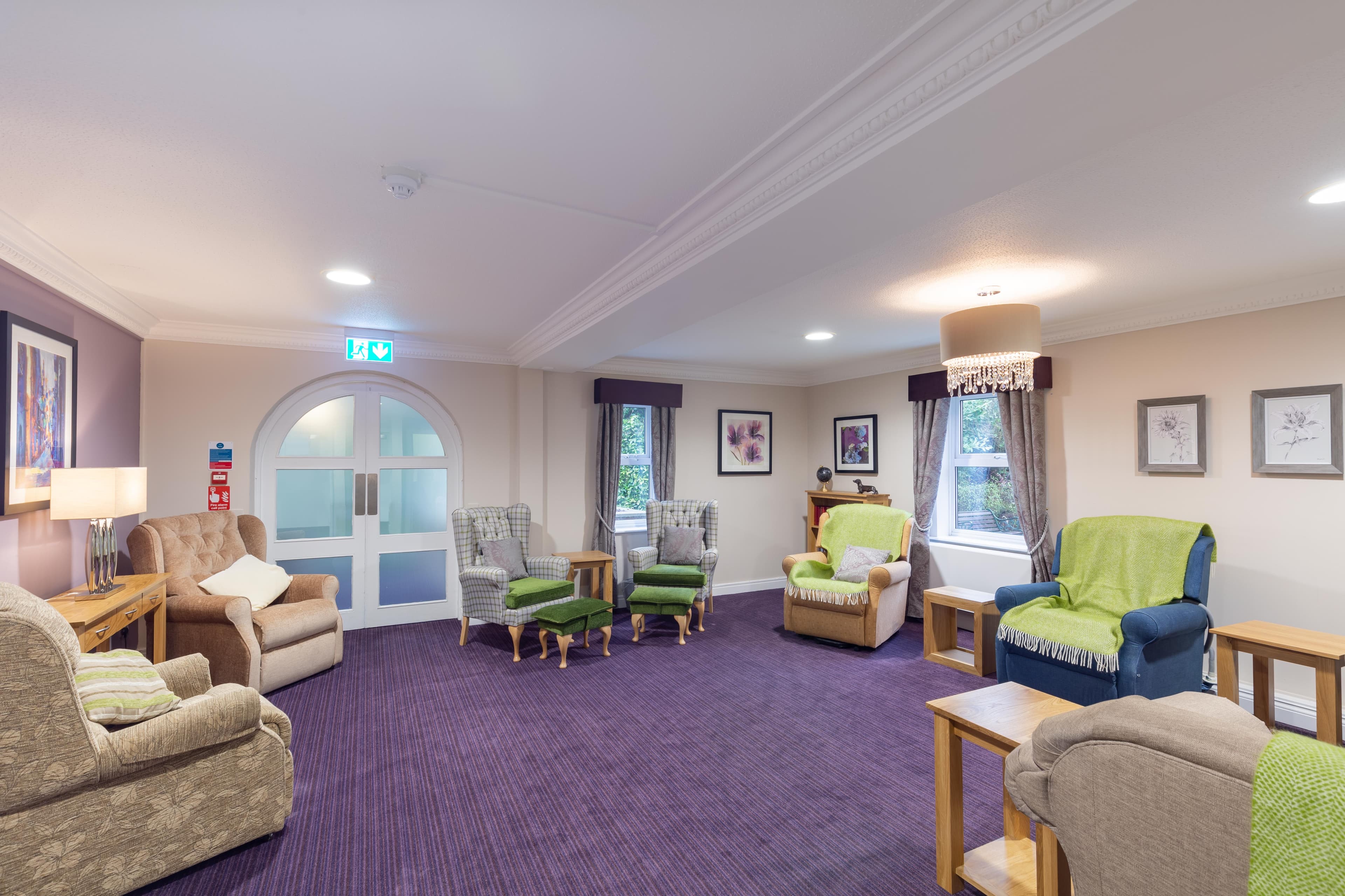 Communal Lounge at South Chowdene Care Home in Gateshead, Tyne and Wear