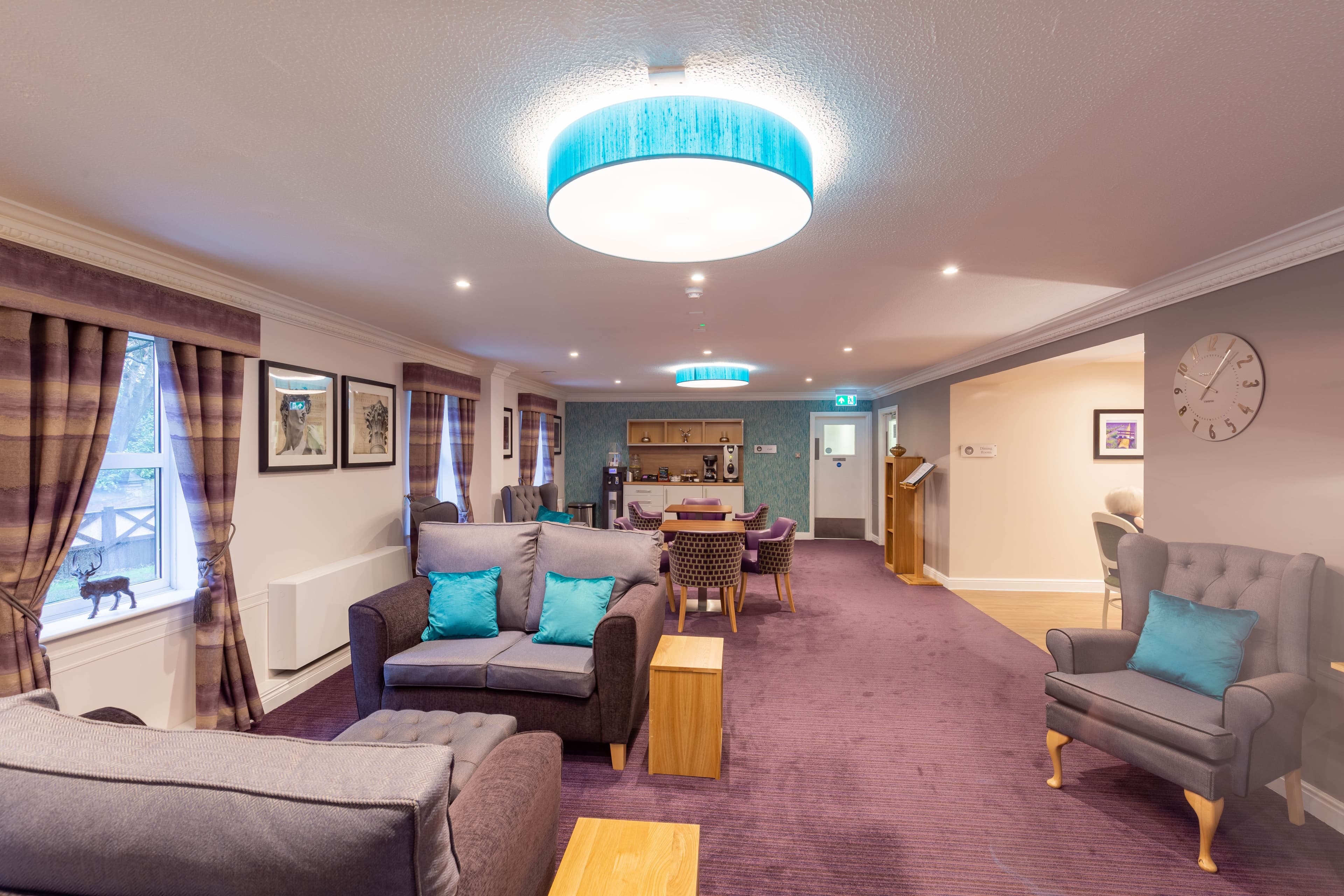 Communal Lounge at South Chowdene Care Home in Gateshead, Tyne and Wear