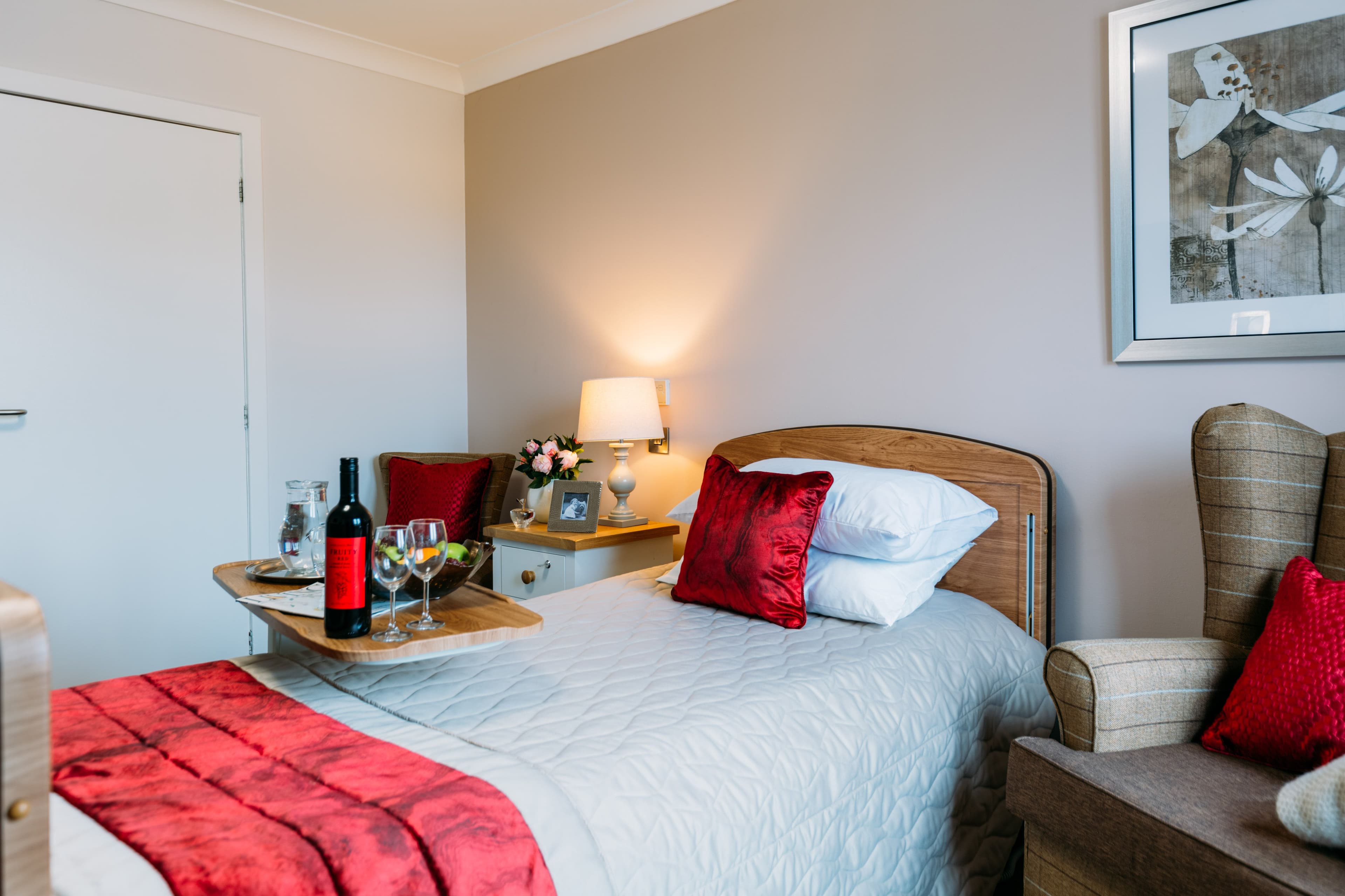 Bedroom at South Grange Care Home in The City of Dundee, Scotland