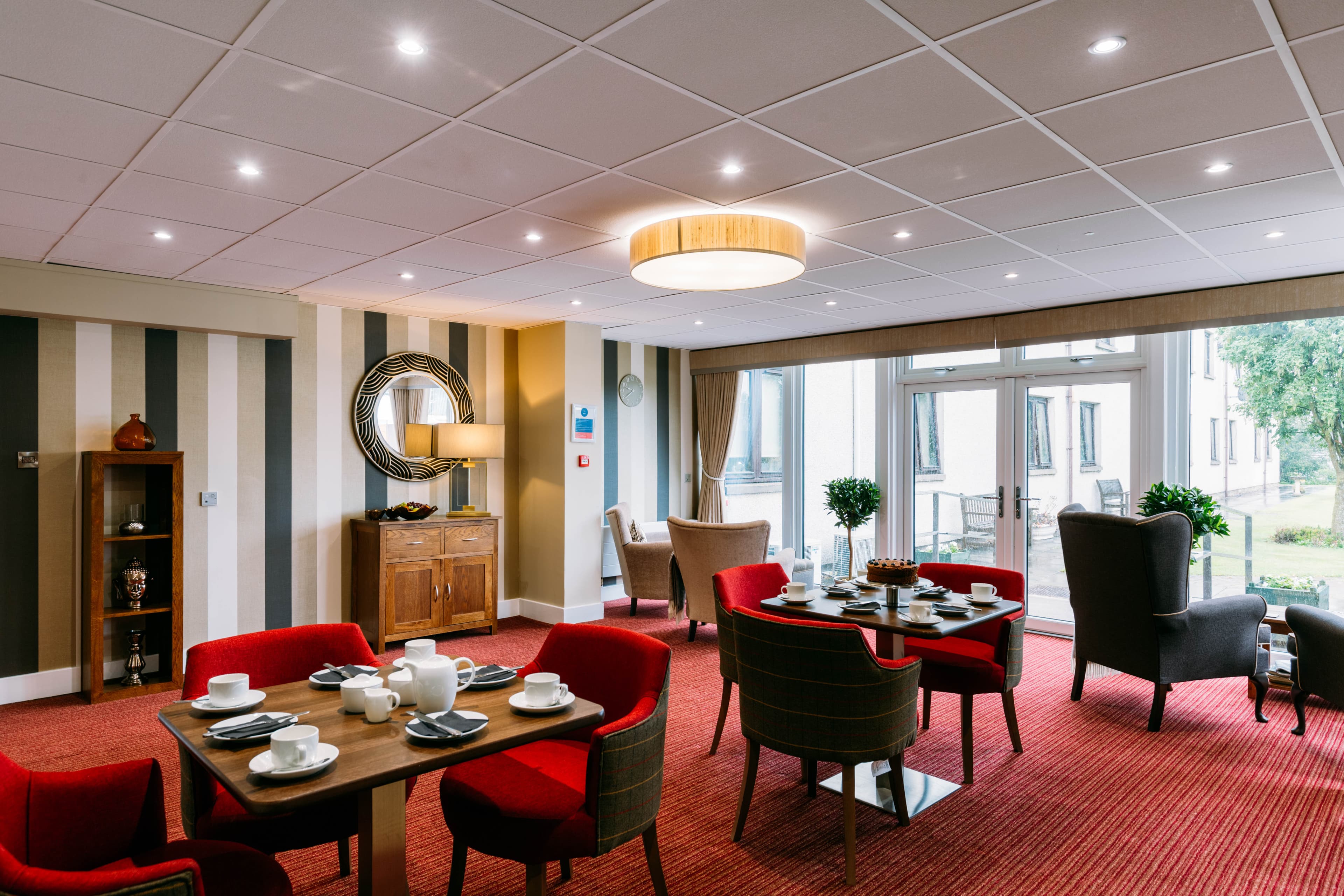 Dining Room at South Grange Care Home in The City of Dundee, Scotland