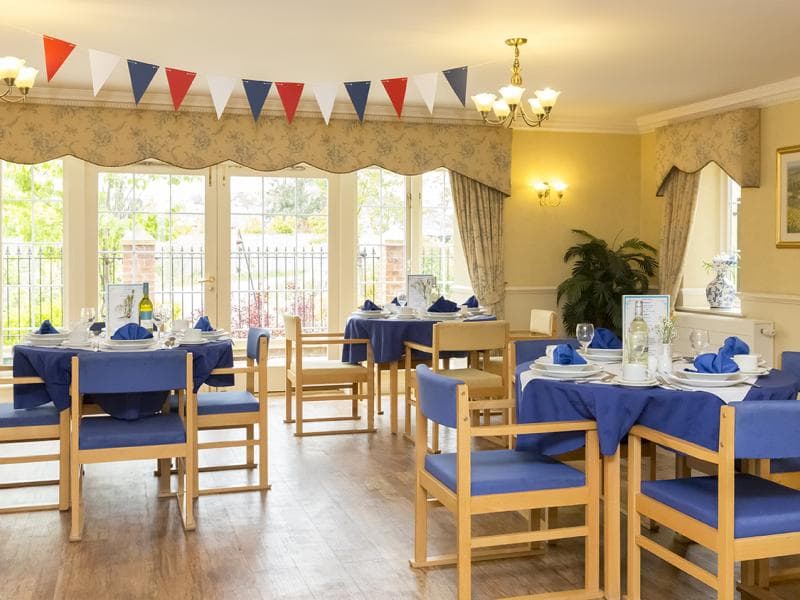 Dining Room at Spen Court Care Home in Heckmondwike, Kirklees