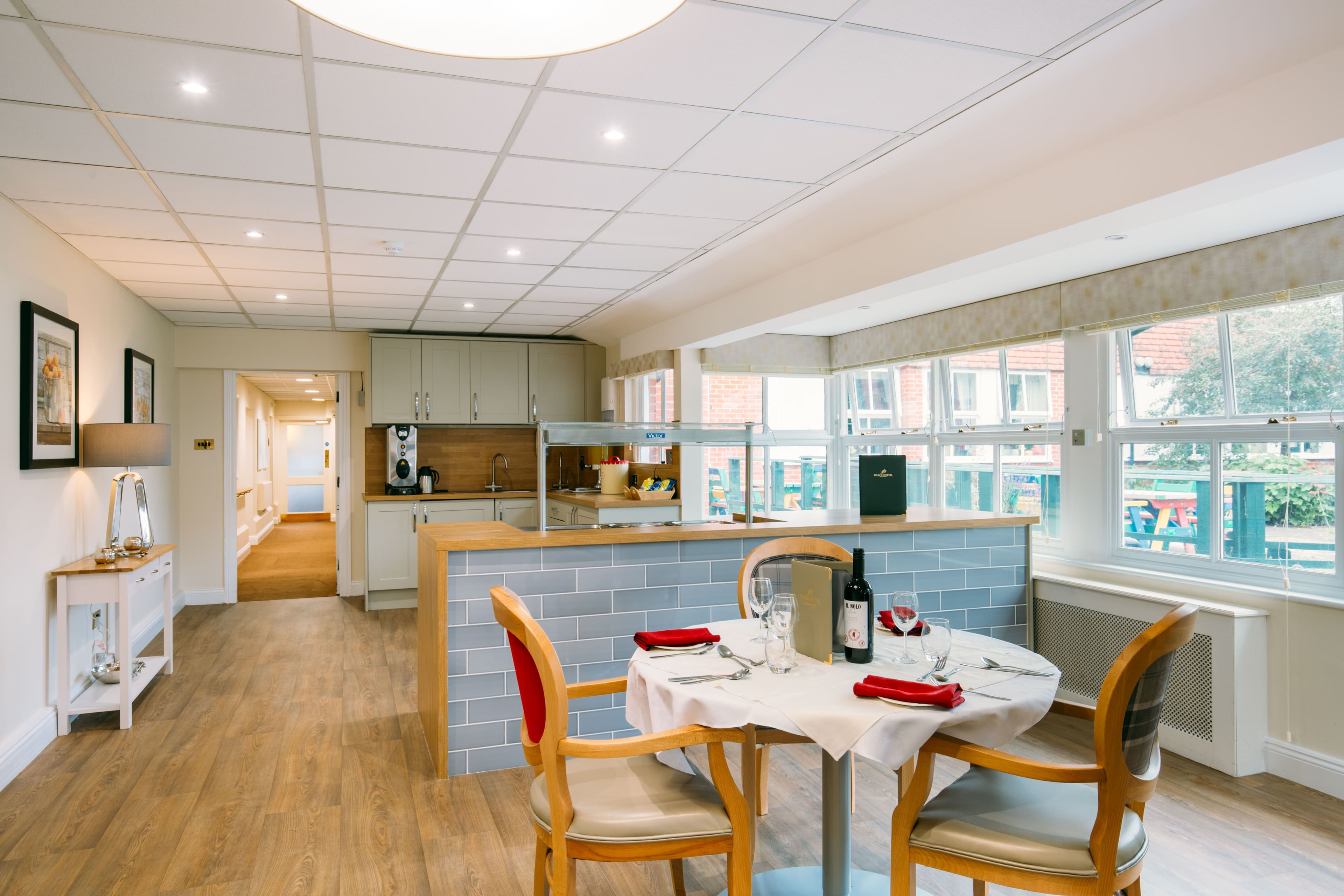 Dining Room at St Thomas Care Home in Basingstoke, Hampshire