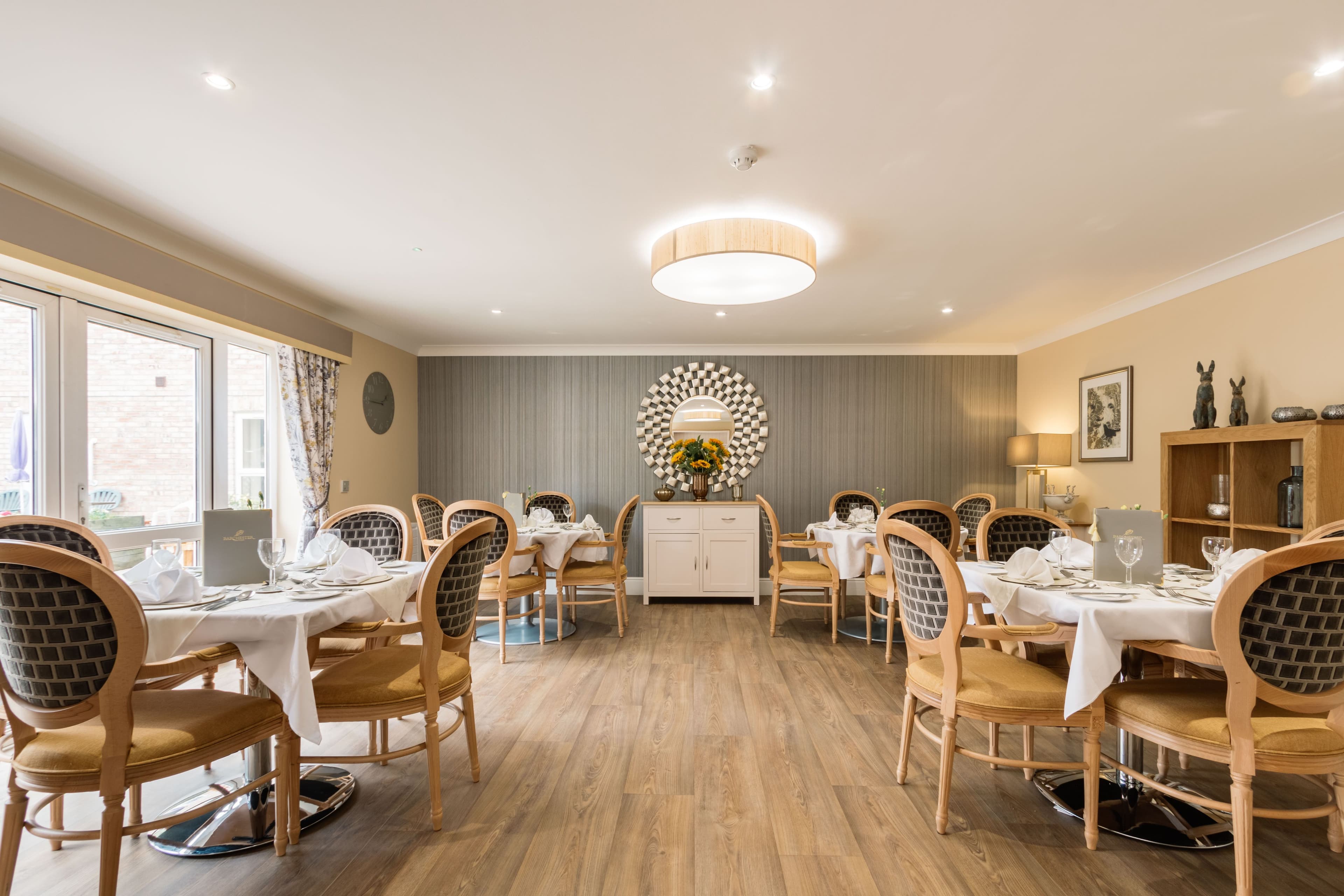 Dining Room at Stamford Bridge Beaumont Care Home in York, North Yorkshire