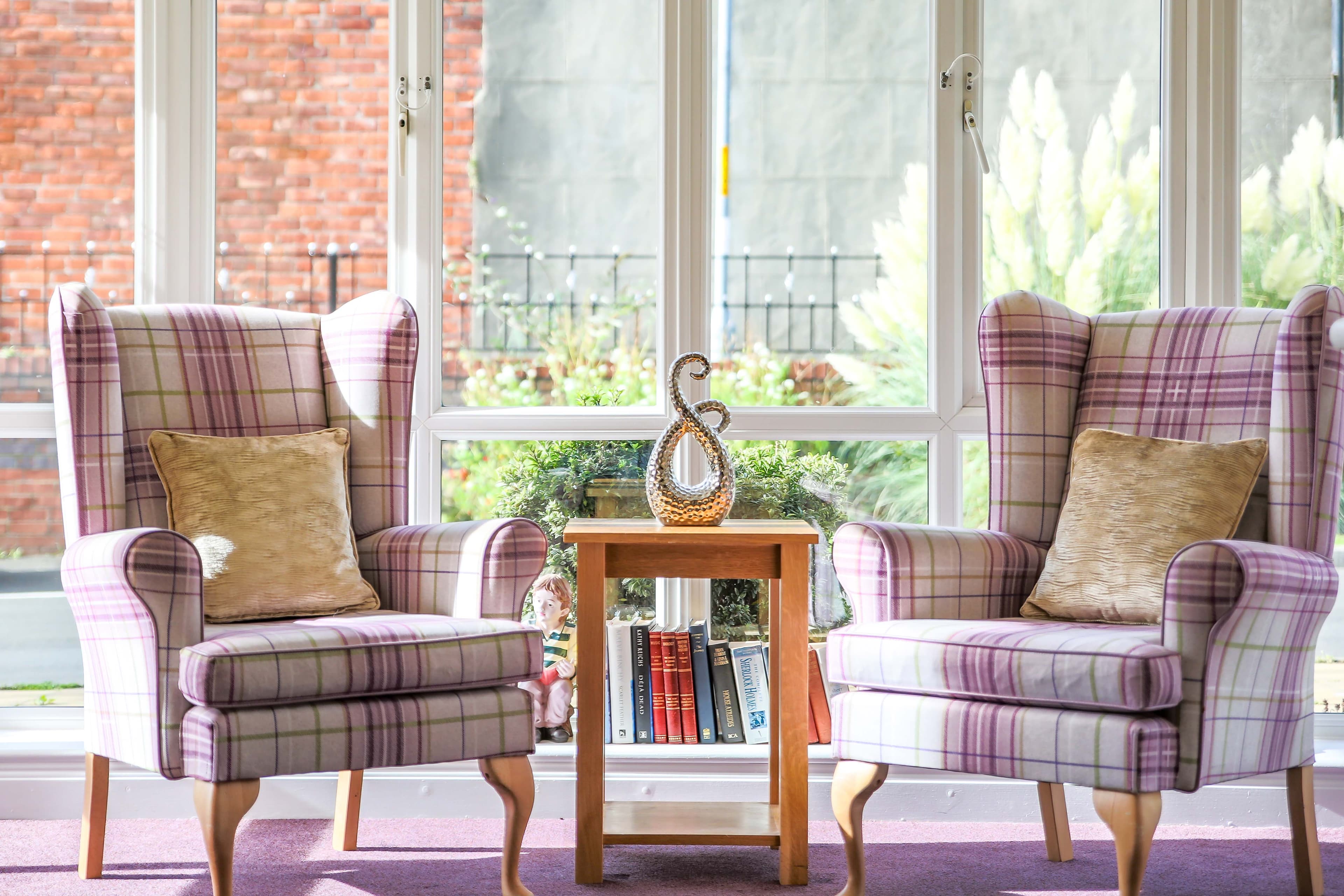 Communal Area at Station Court Care Home in Ashington, Northumberland