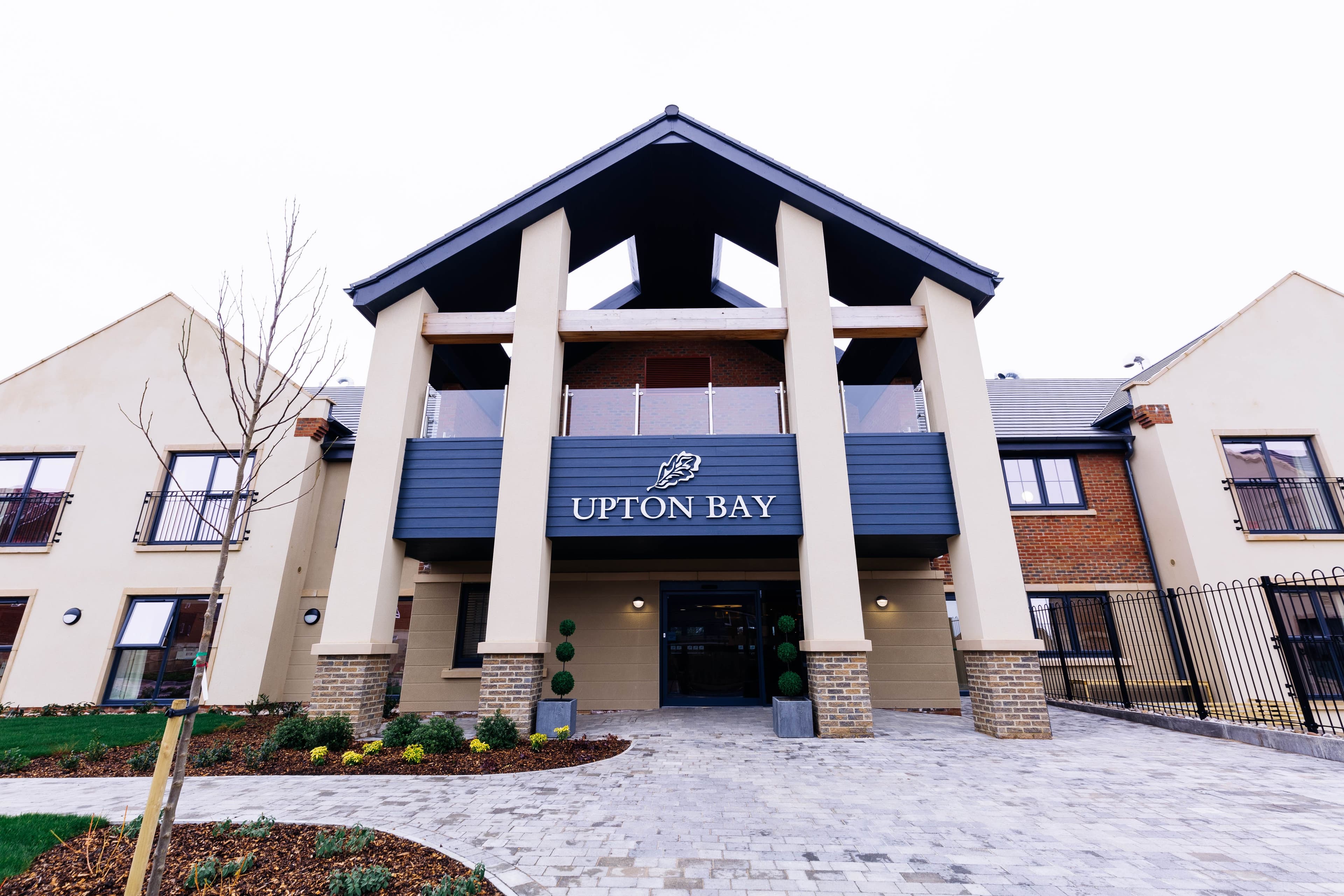 Exterior of Upton Bay Care Home in Poole, Dorset