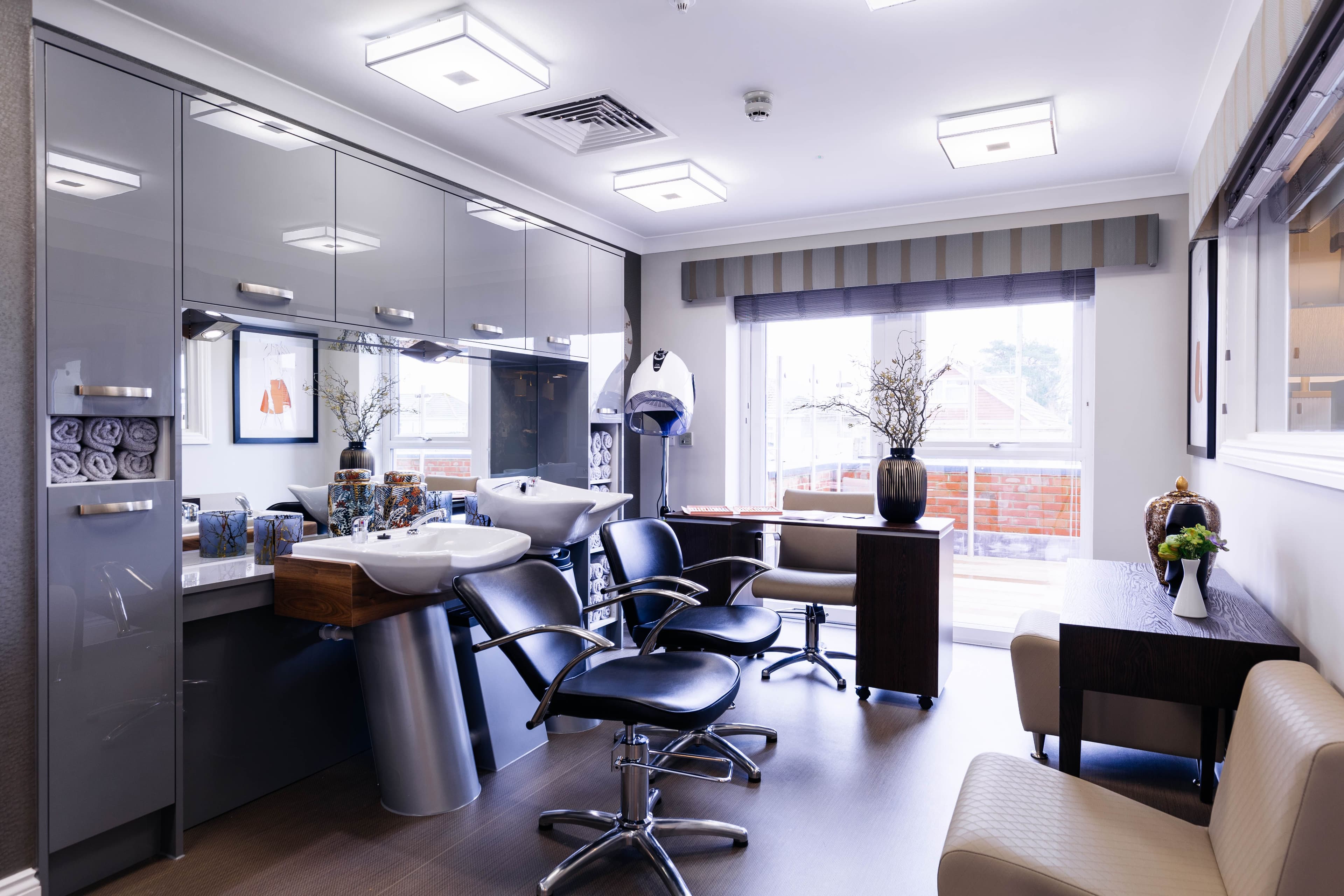 Salon of Upton Bay Care Home in Poole, Dorset