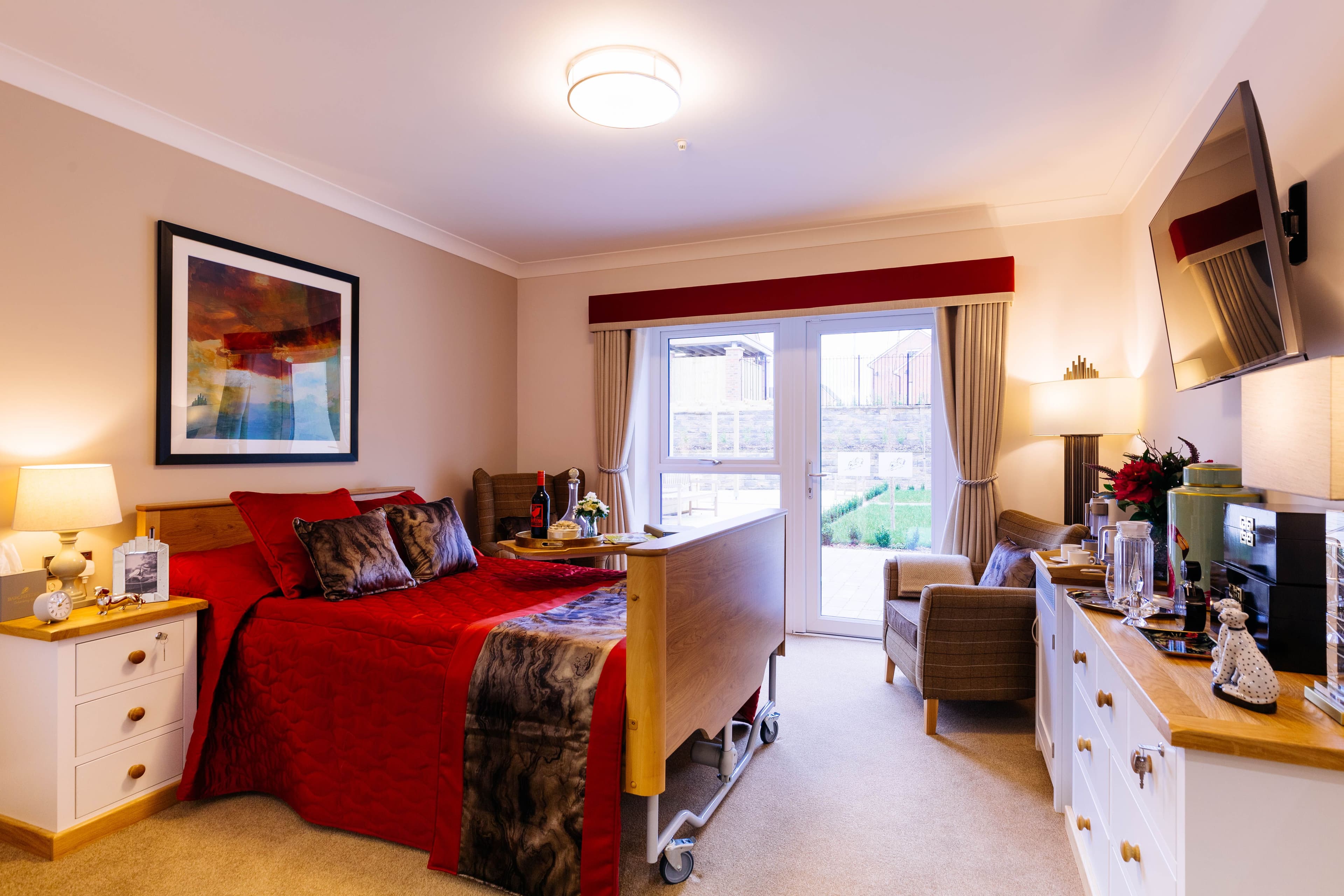 Bedroom of Upton Bay Care Home in Poole, Dorset