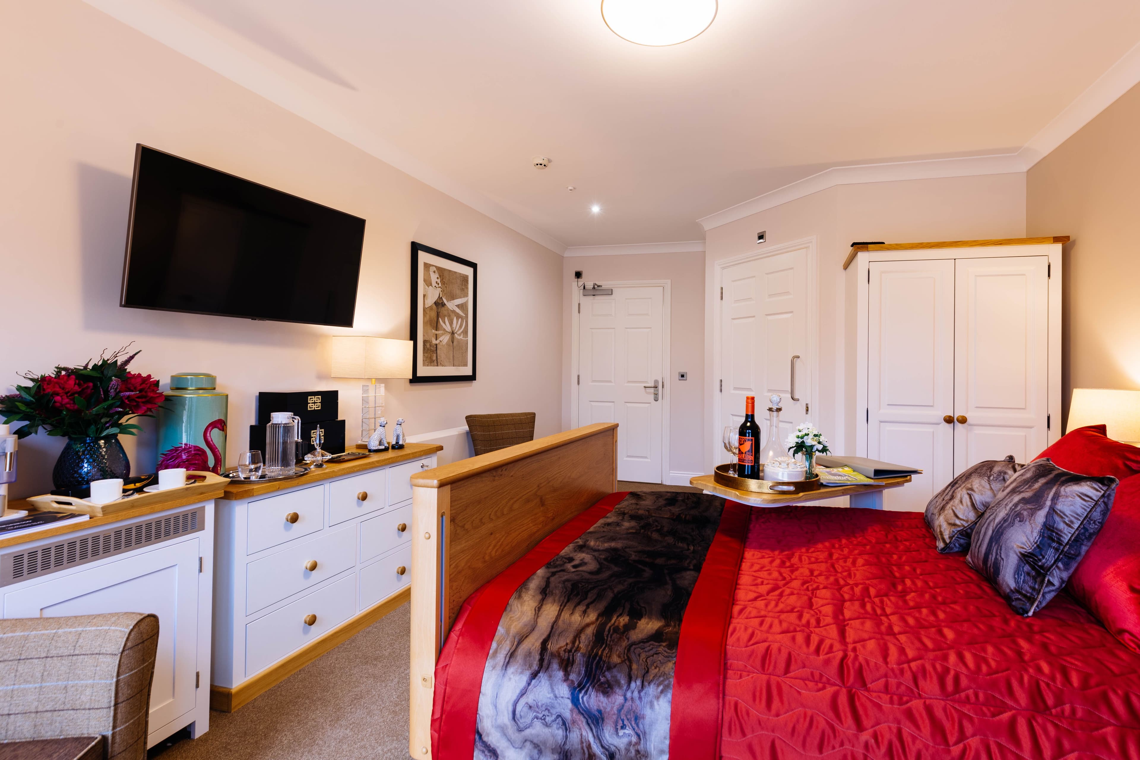 Bedroom of Upton Bay Care Home in Poole, Dorset