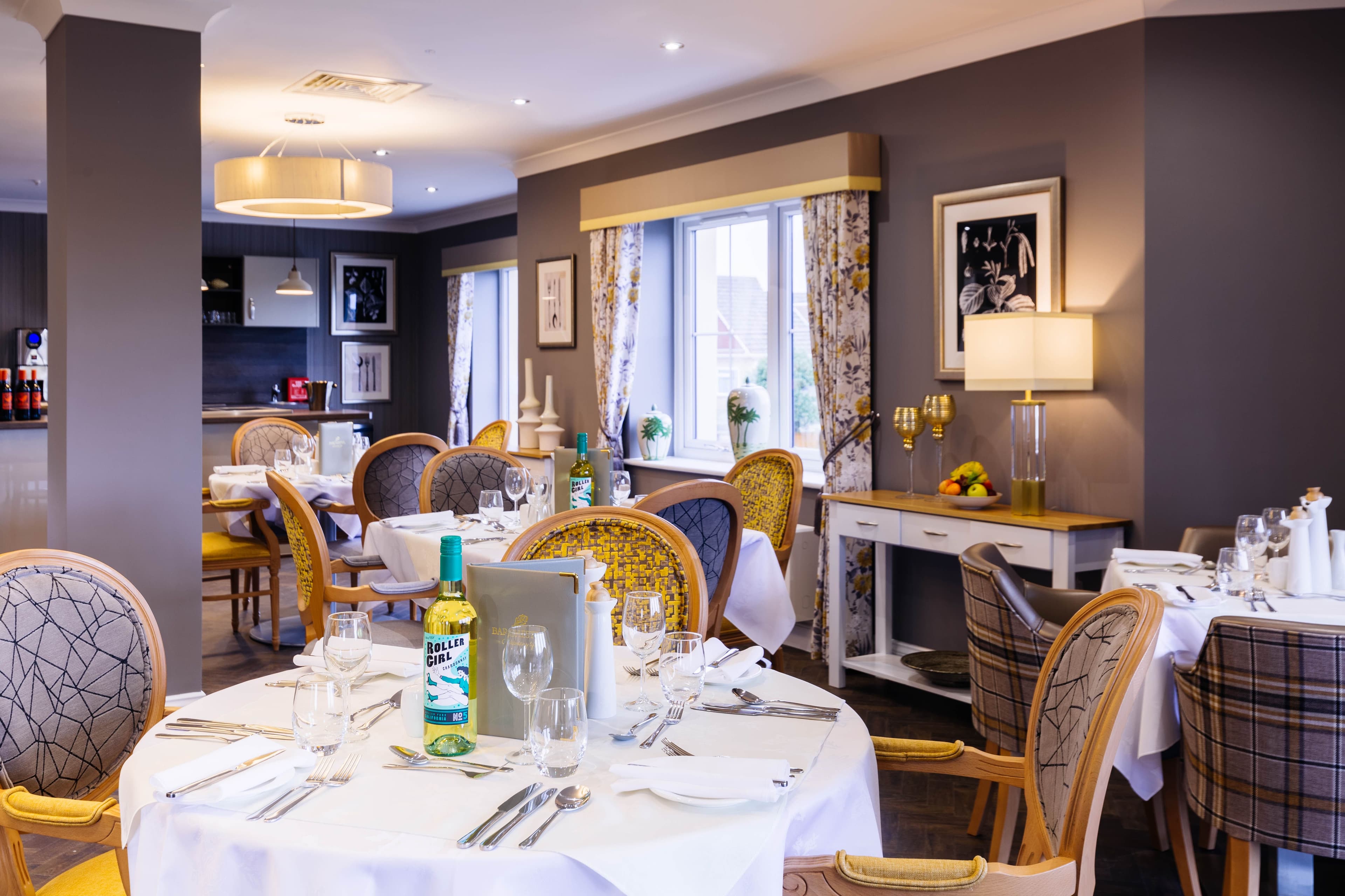 Dining Room of Upton Bay Care Home in Poole, Dorset