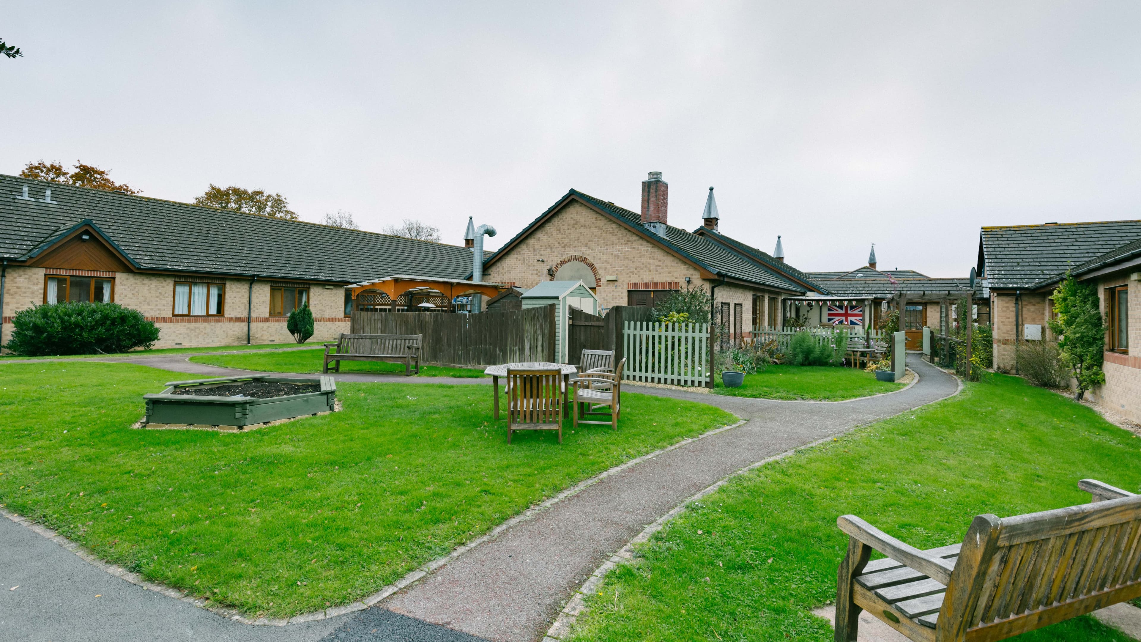 Garden of Vecta House Care Home in Newport, Isle of Wight