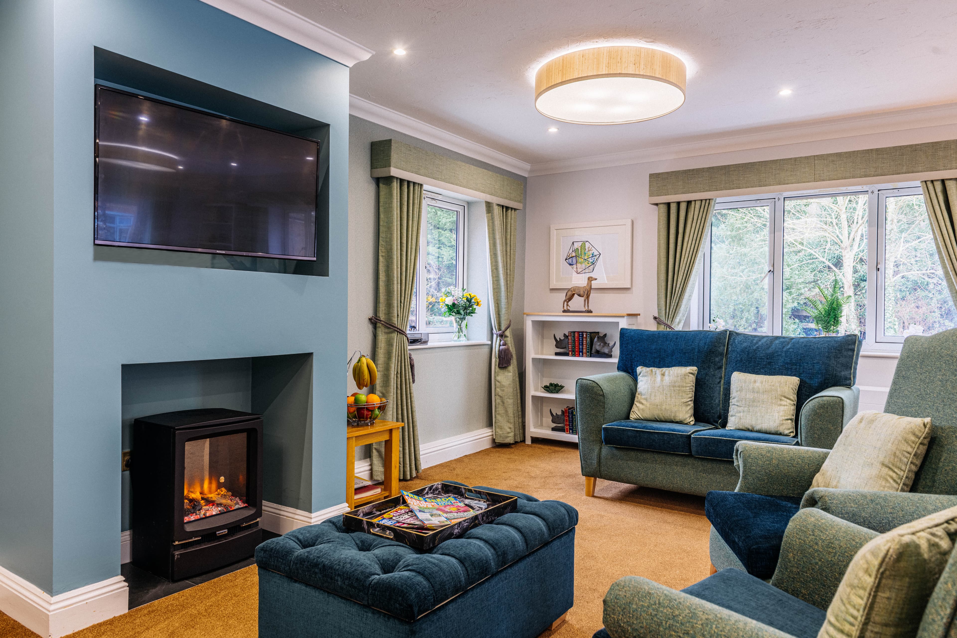 Communal area of Winchester House in Tonbridge, Kent