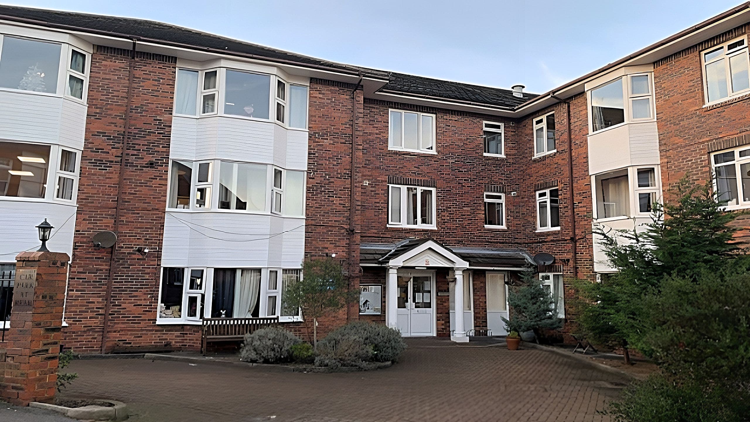 Exterior photo of Barnes Court Care Home in Sunderland