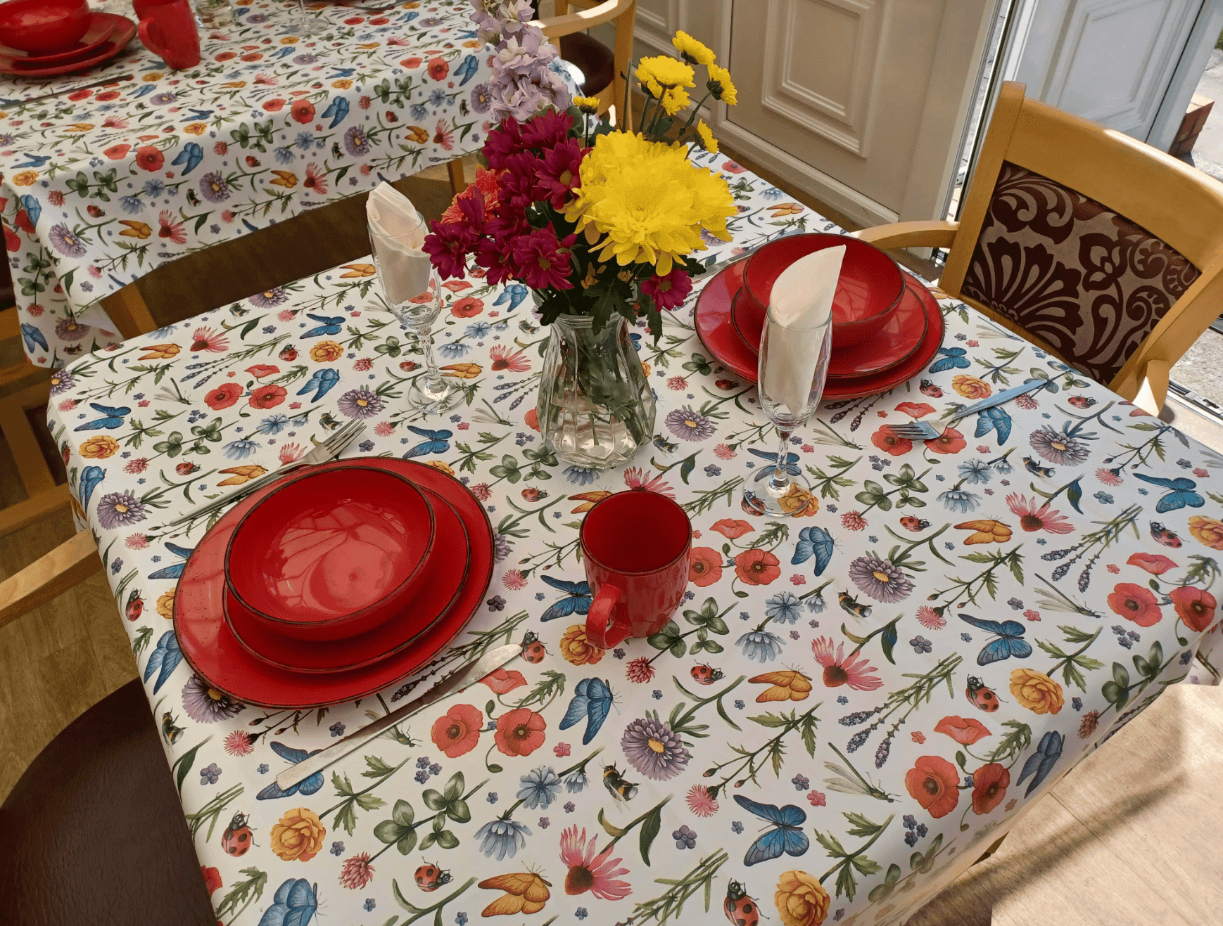 Dining room of Barnston Court in Wirral, Merseyside