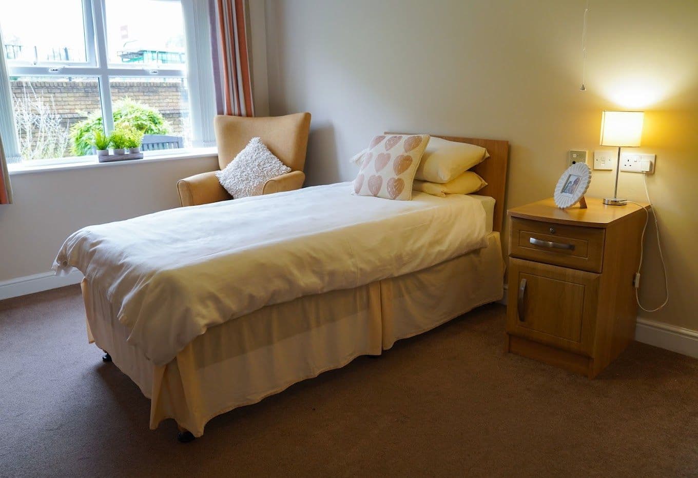 Bedroom at Bartley Green Care Home in Birmingham, West Midlands