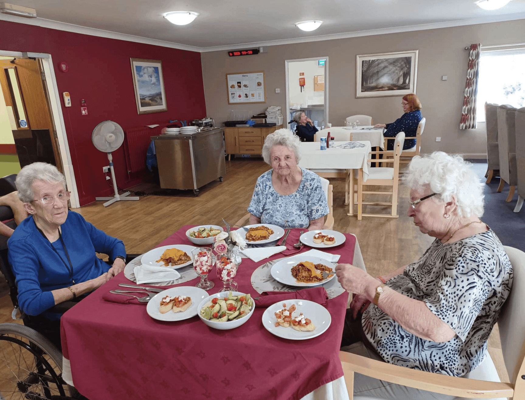 Dining area of Barton Brook in Eccles, Manchester