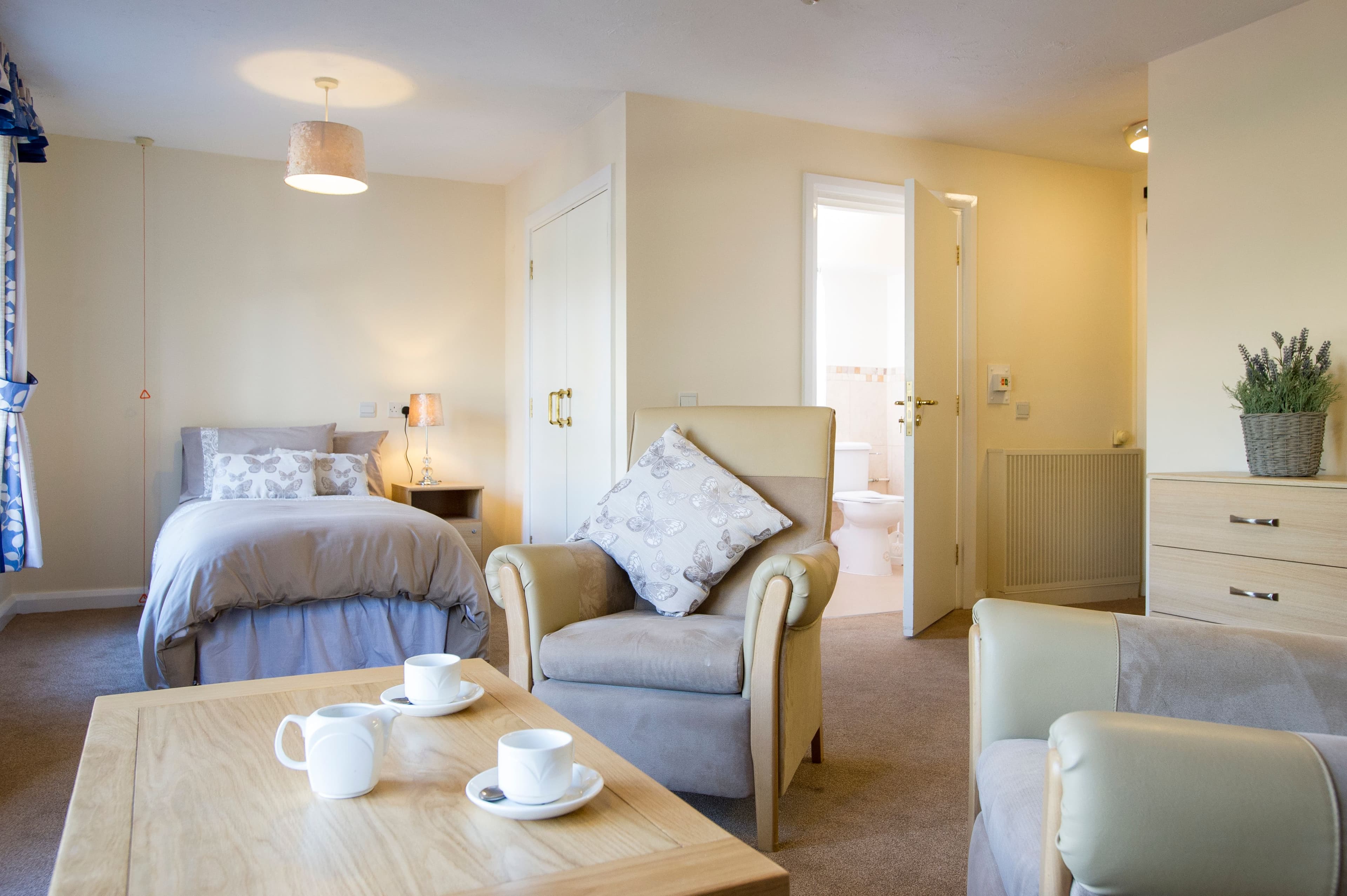 Bedroom  at Basingfield Court Care Home in Basingstoke, Hampshire