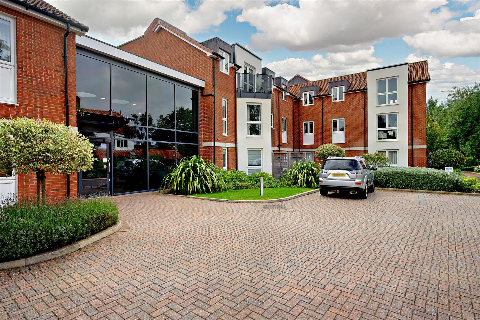 Exterior of Beckside Gardens Retirement Development in Guisborough, North Yorkshire