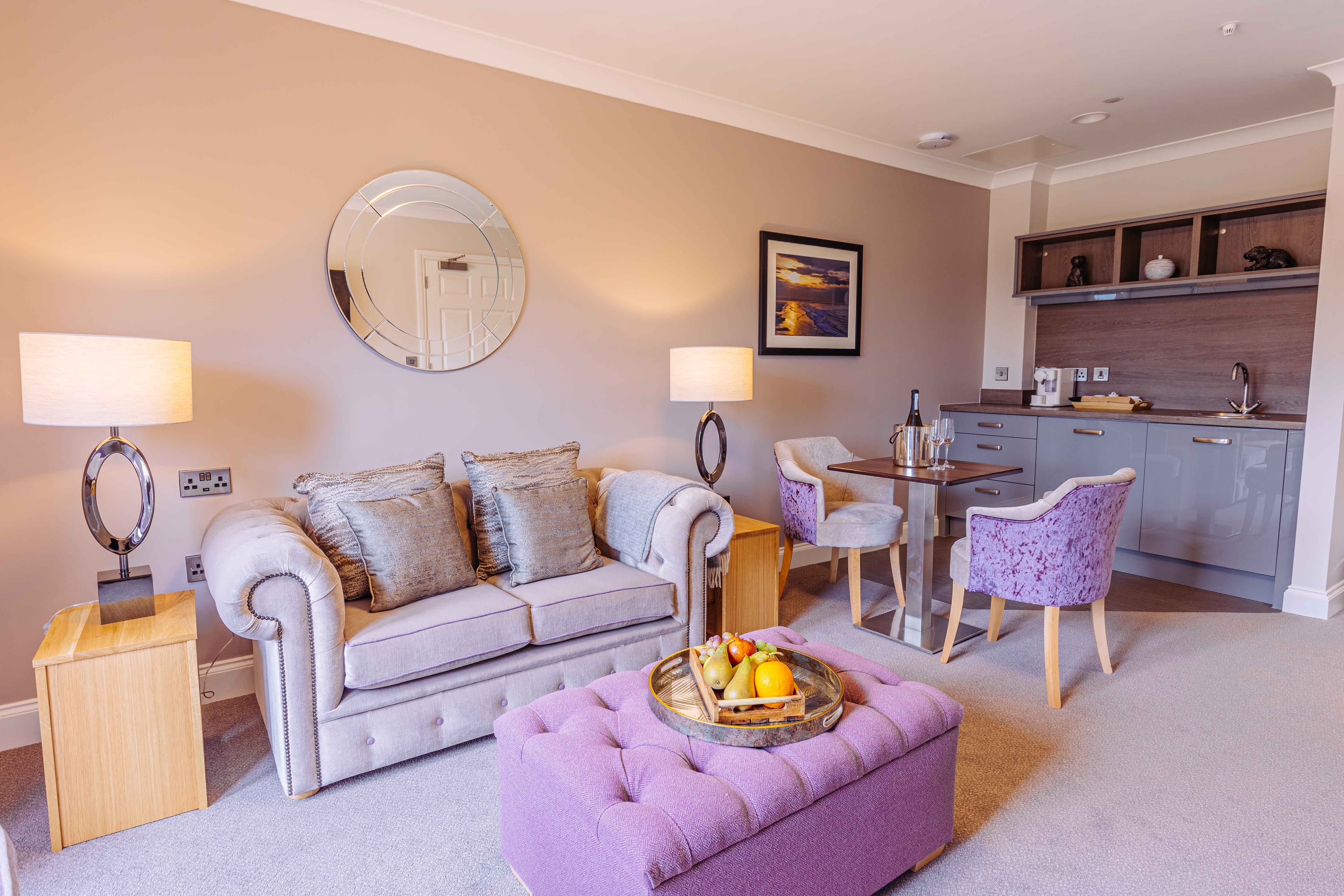 Bedroom at Bere Grove Care Home in Horndean, East Hampshire