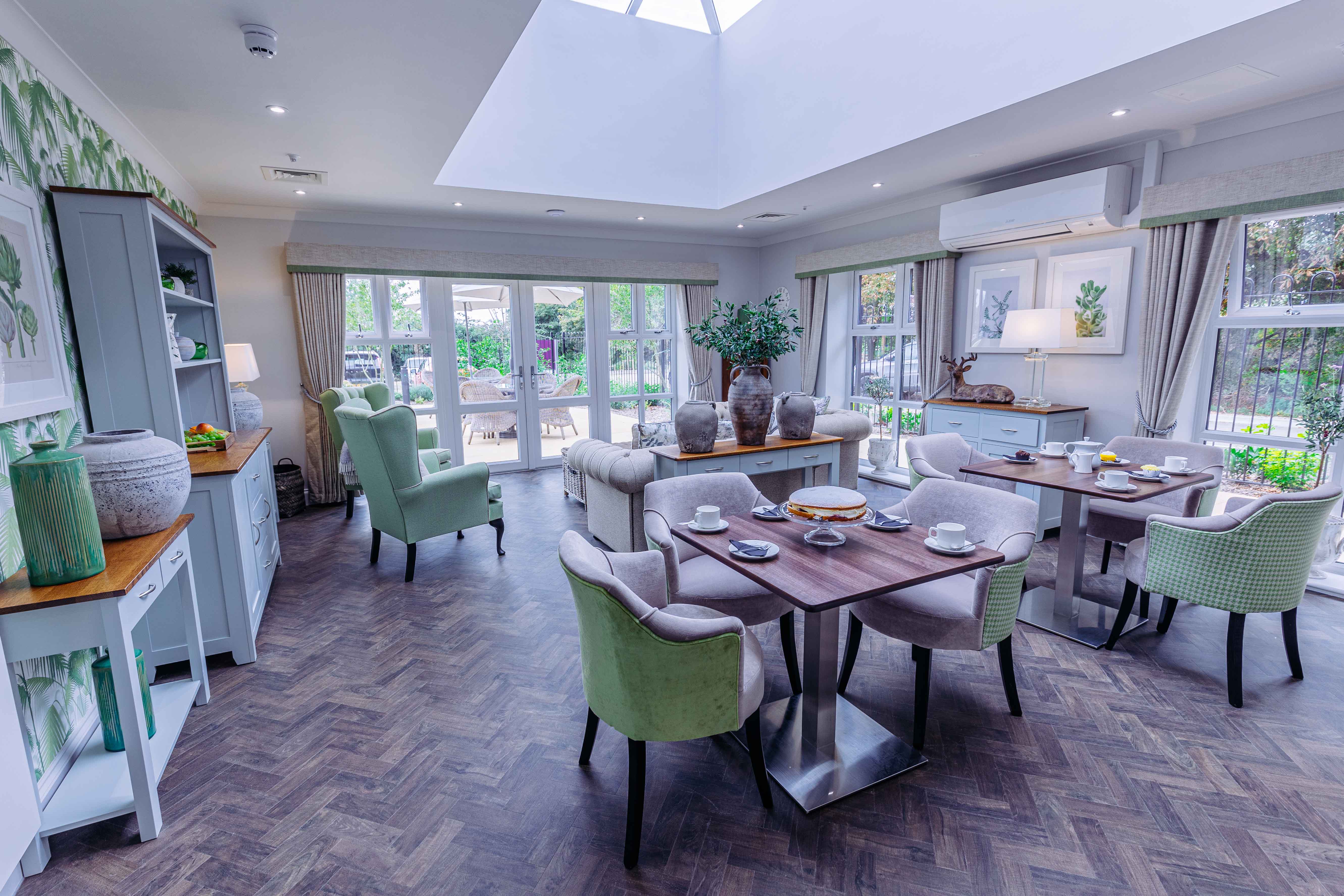 Dining Area at Bere Grove Care Home in Horndean, East Hampshire