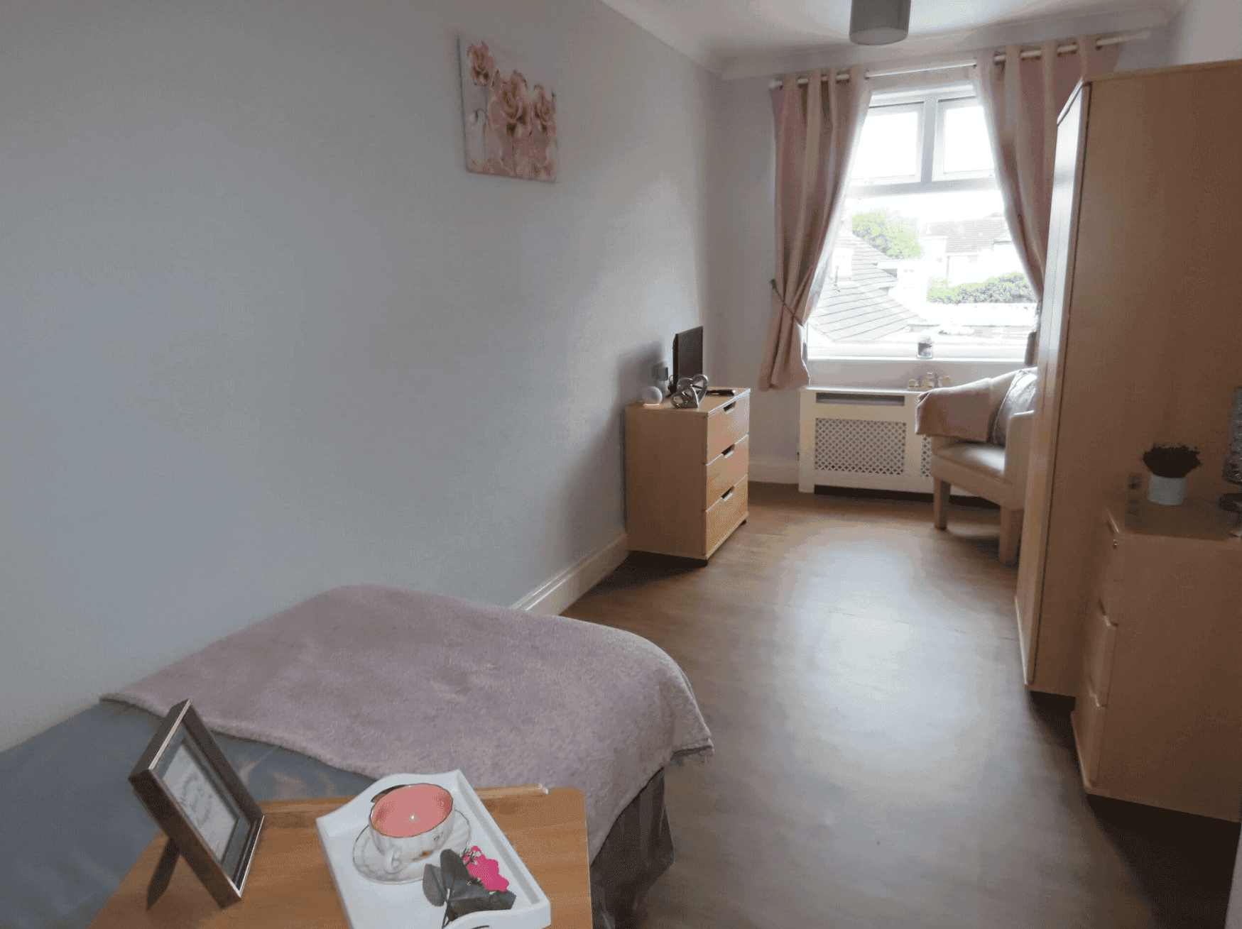 Bedroom of Berwick House in Blackpool, Lancashire