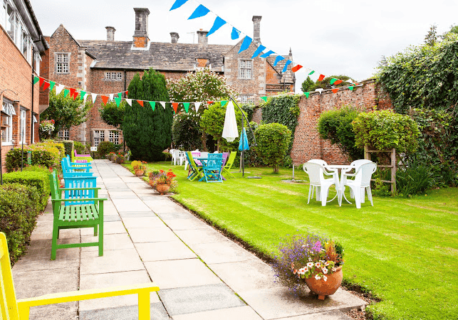 Garden of Bilton Hall in Harrogate, Yorkshire