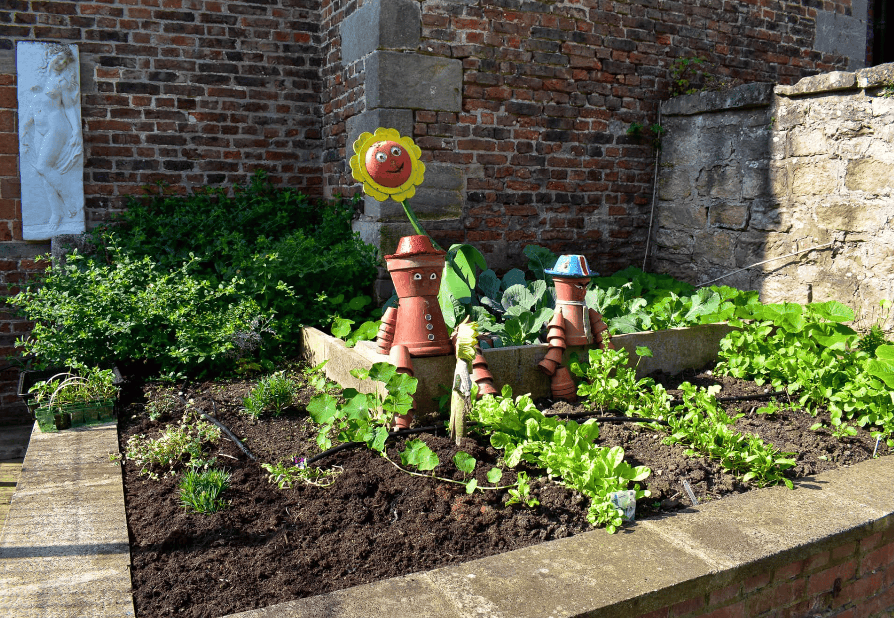 Garden of Bilton Hall in Harrogate, Yorkshire