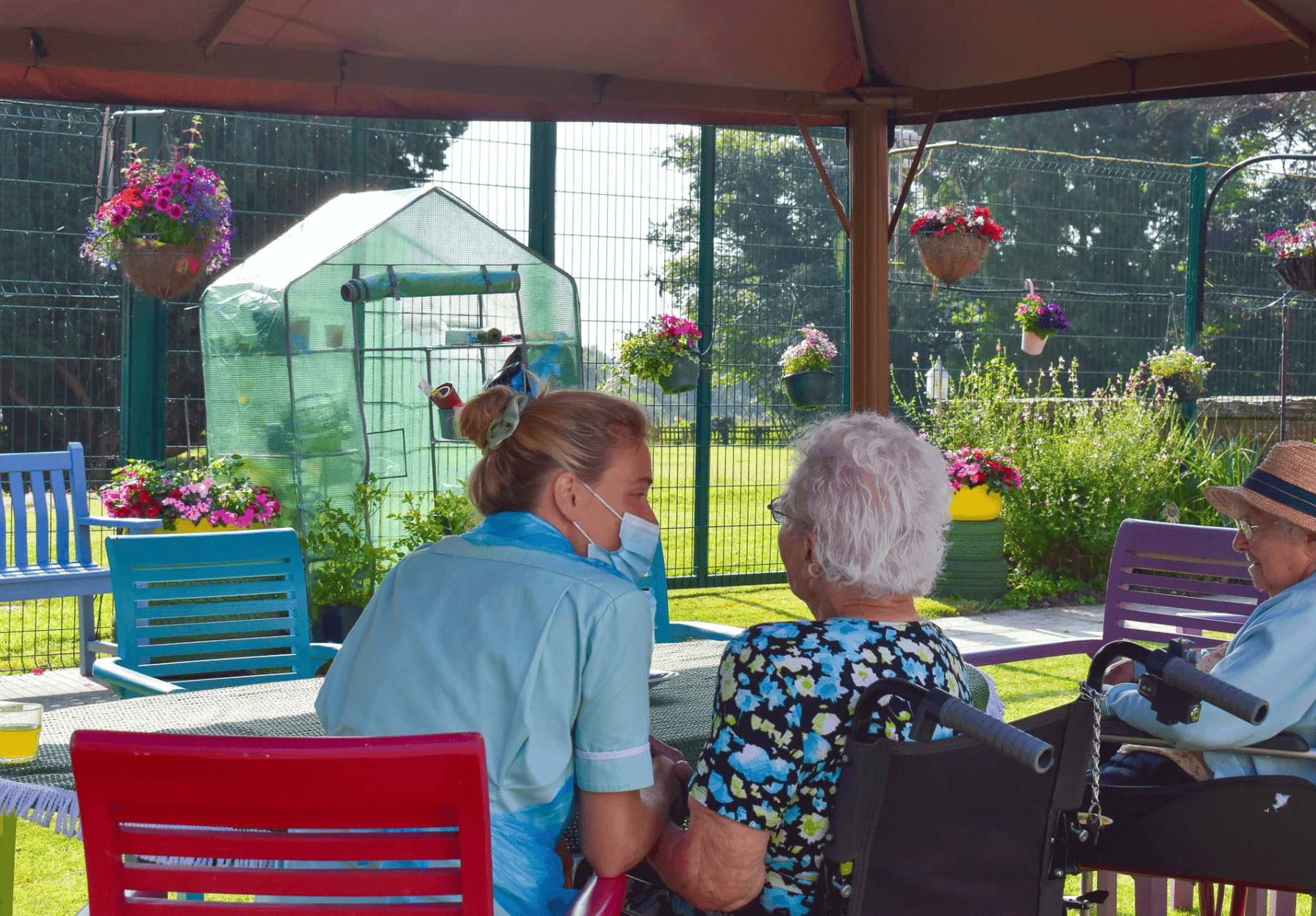 Garden of Bilton Hall in Harrogate, Yorkshire