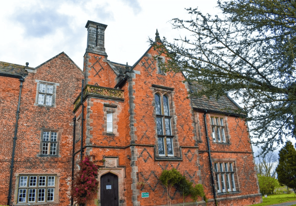 Exterior of Bilton Hall in Harrogate, Yorkshire