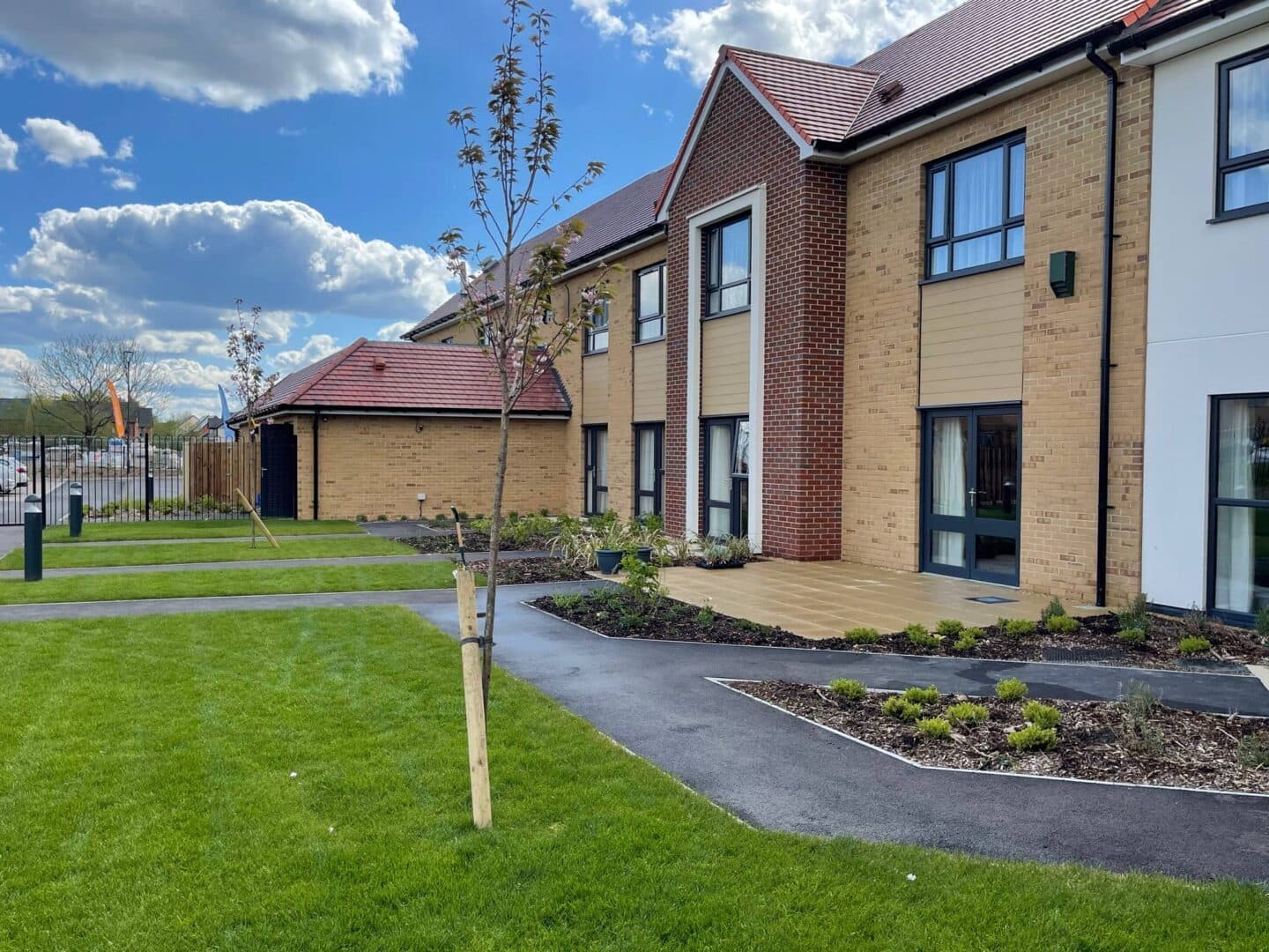 Garden at Bishop's Cleeve Care Home in Cheltenham, Gloucestershire