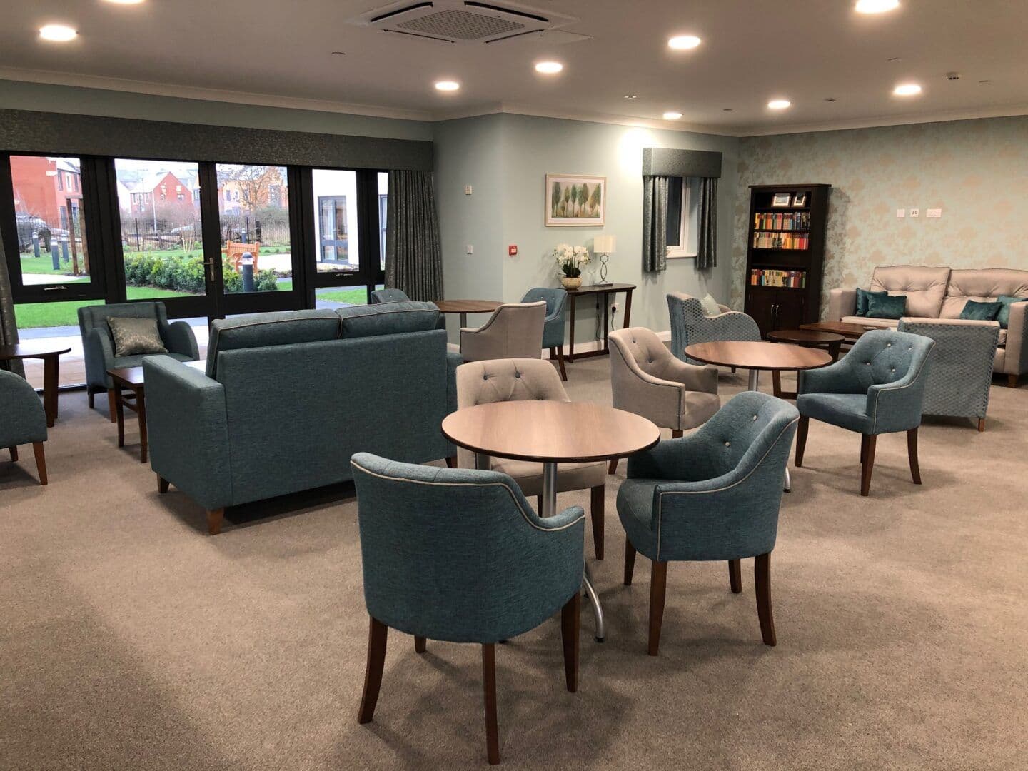 Communal Room at Bishop's Cleeve Care Home in Cheltenham, Gloucestershire